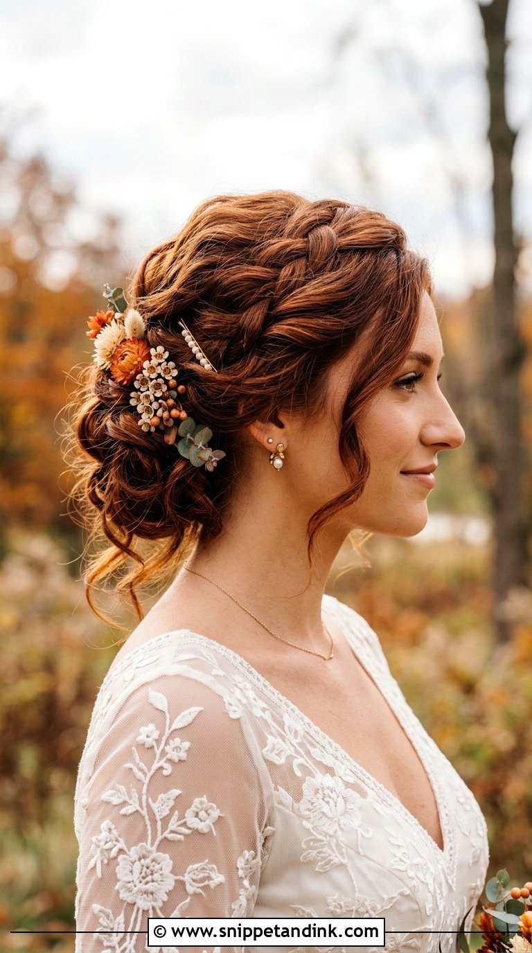 Auburn Bridal Hair Color - Snippet and Ink - 20 Bridal Hair Color Ideas