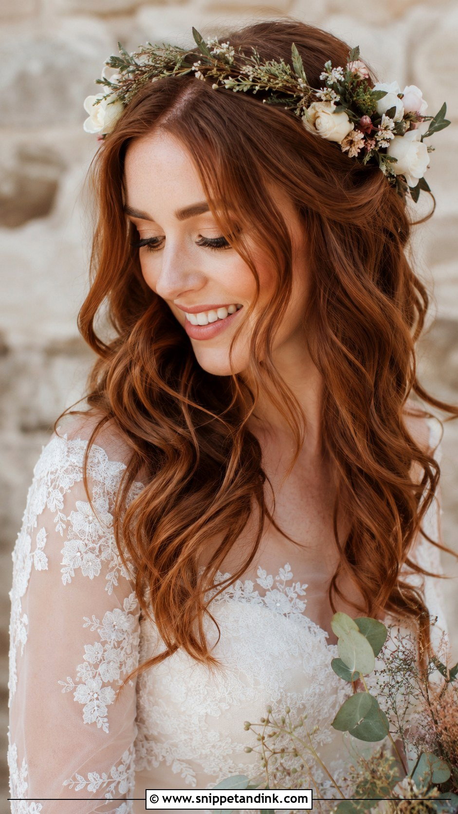 Auburn Wedding Hair Color - Snippet and Ink - 20 Wedding Hair Color Ideas