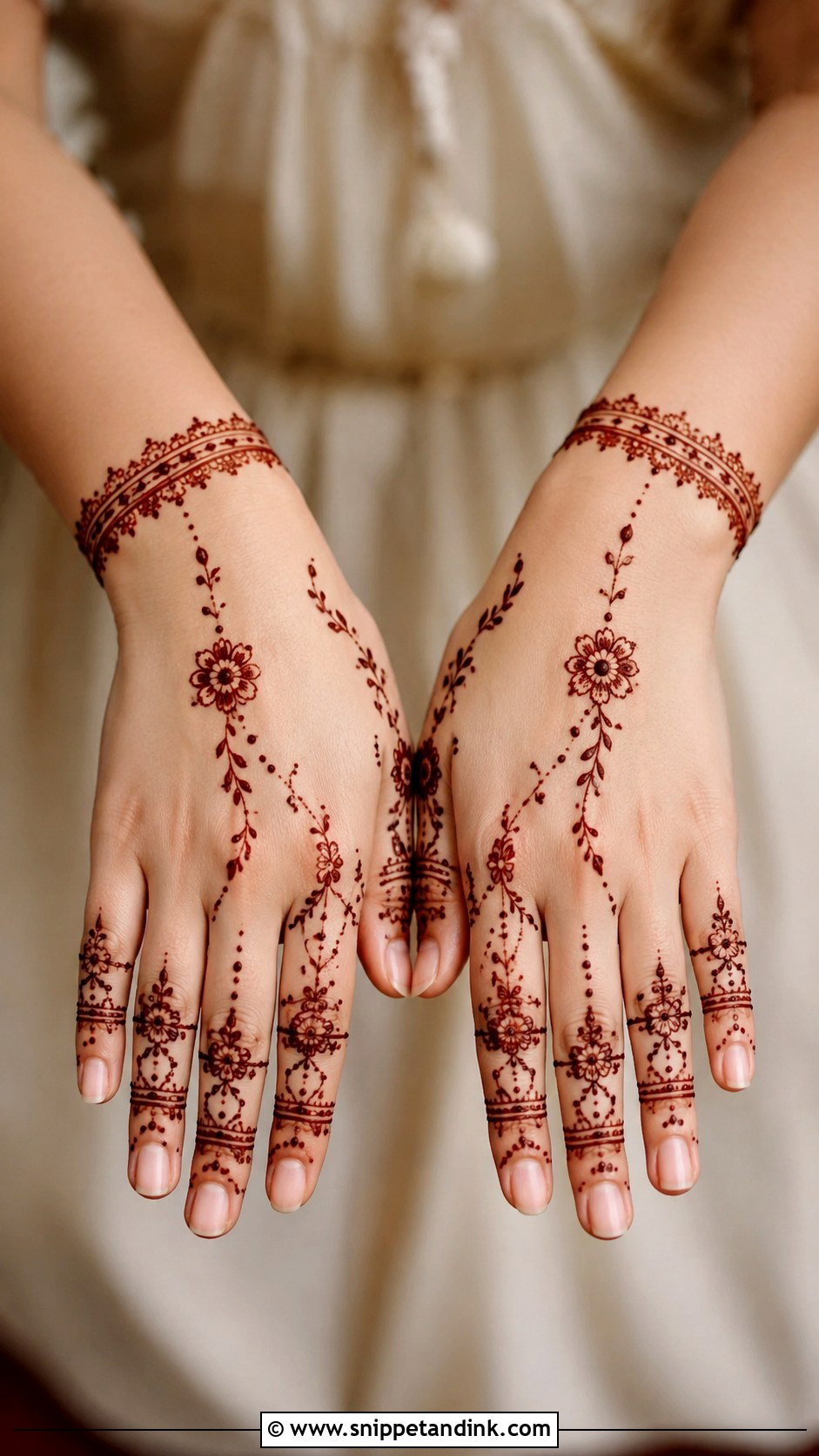 Baby Back Hand Mehndi Design - Snippet and Ink - 35 Baby Mehndi Design Ideas