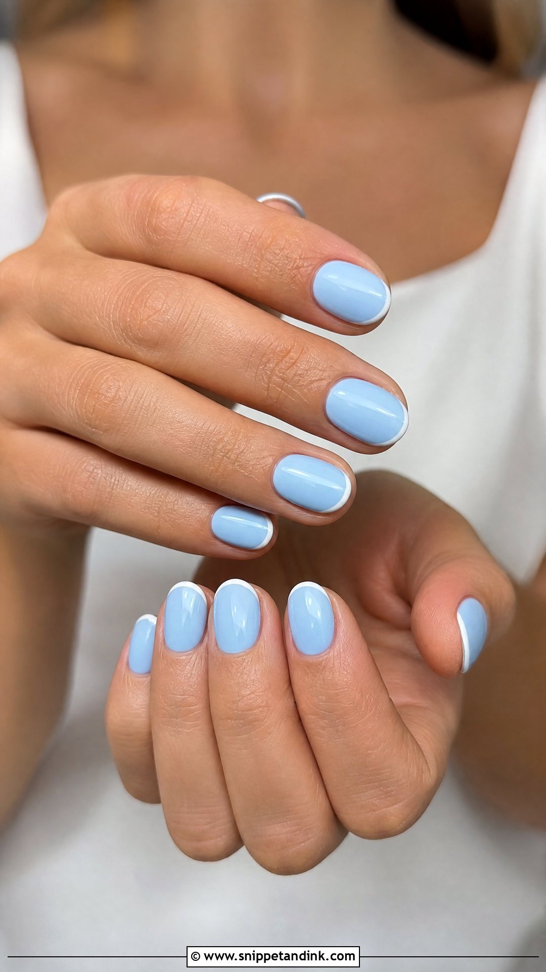 Baby Blue Bridesmaid Nails - Snippet and Ink - 25 Nails for Wedding Bridesmaid