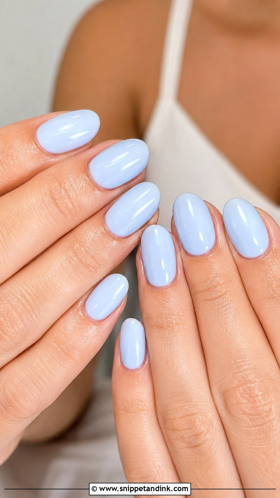 Baby Blue Wedding Nails - Snippet and Ink - 20 Blue Wedding Nails for Bride
