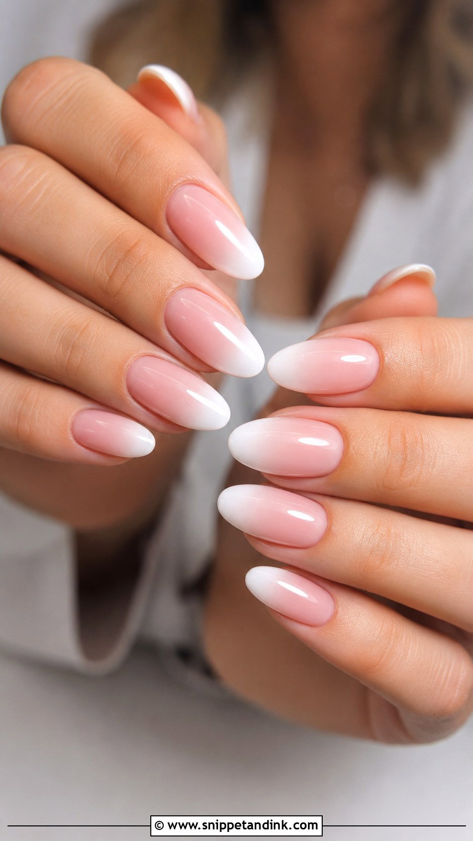 Baby Boomer Acrylic Wedding Nails - Snippet and Ink - 20 Acrylic Wedding Day Nails for Bride