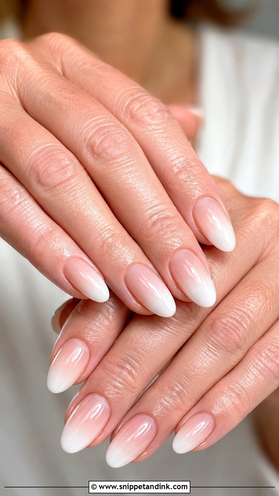 Baby Boomer Bridal Nails - Snippet and Ink - 20 Elegant Bridal Wedding Nails for Bride