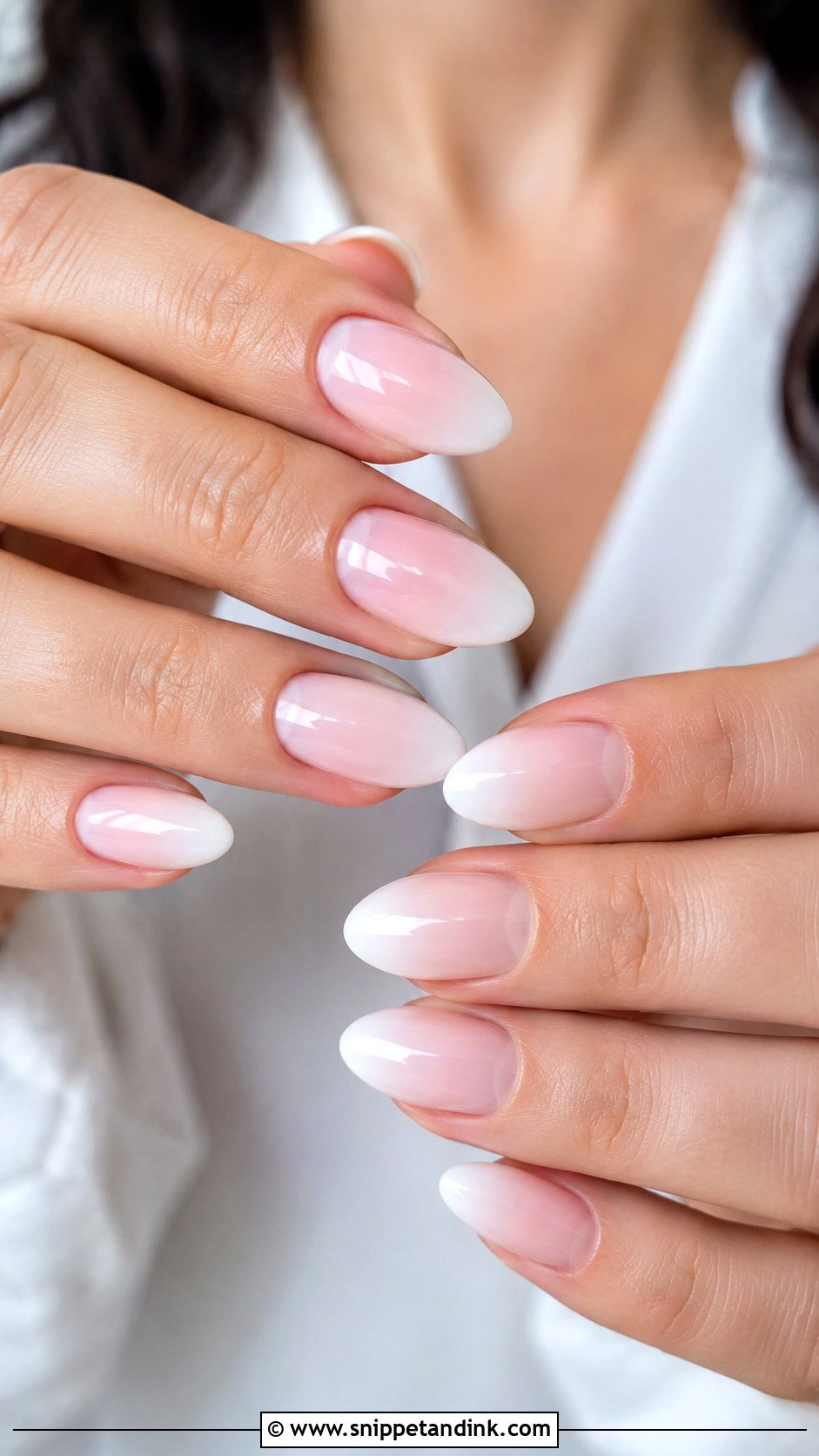 Baby Boomer Bridal Nails - Snippet and Ink - 20 Minimal Bridal Nails