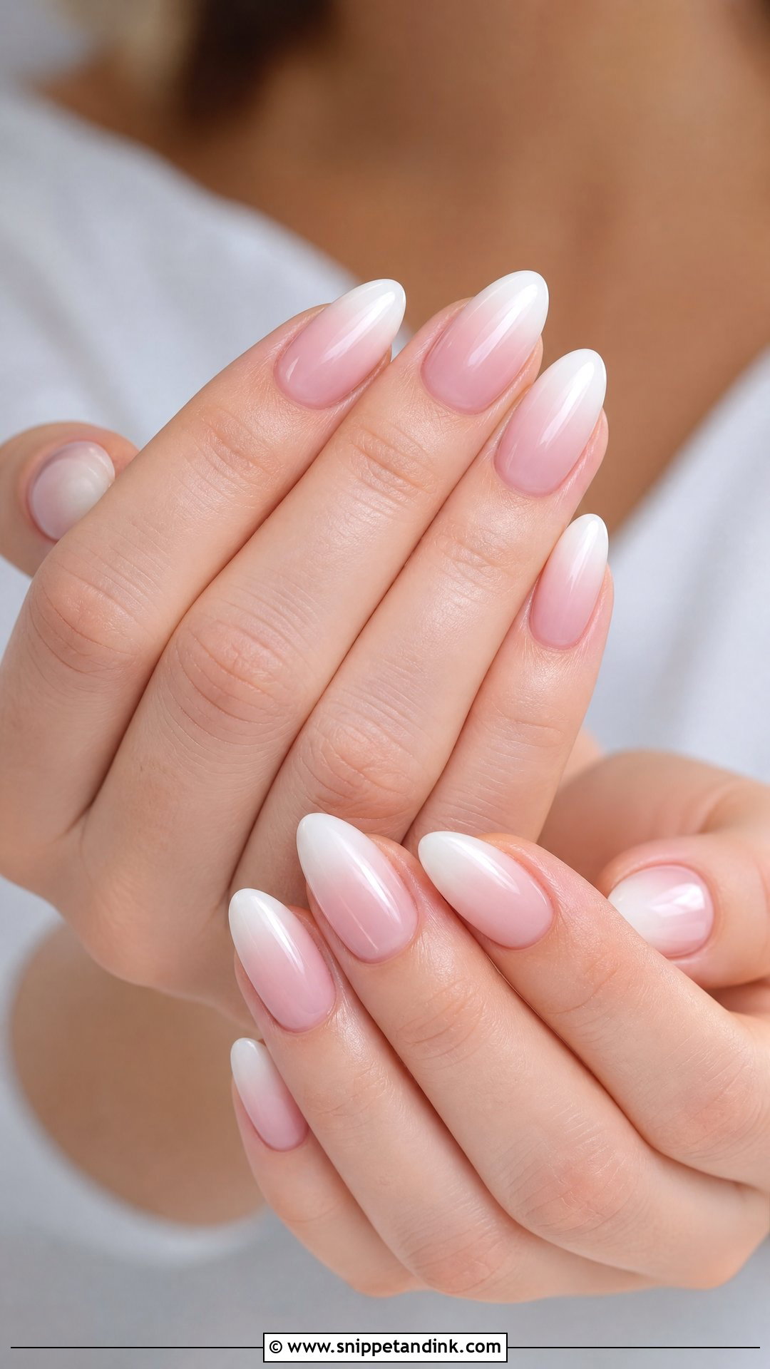 Baby Boomer Bridal Nails - Snippet and Ink - 25 Bridal Wedding Day Nails for Bride