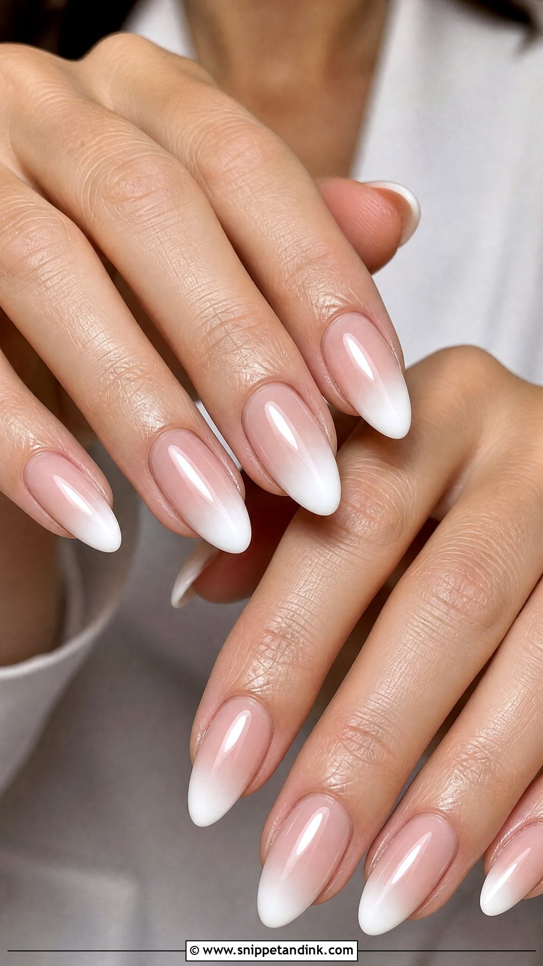 Baby Boomer Bride Nails - Snippet and Ink - 25 Brides Nails for Wedding