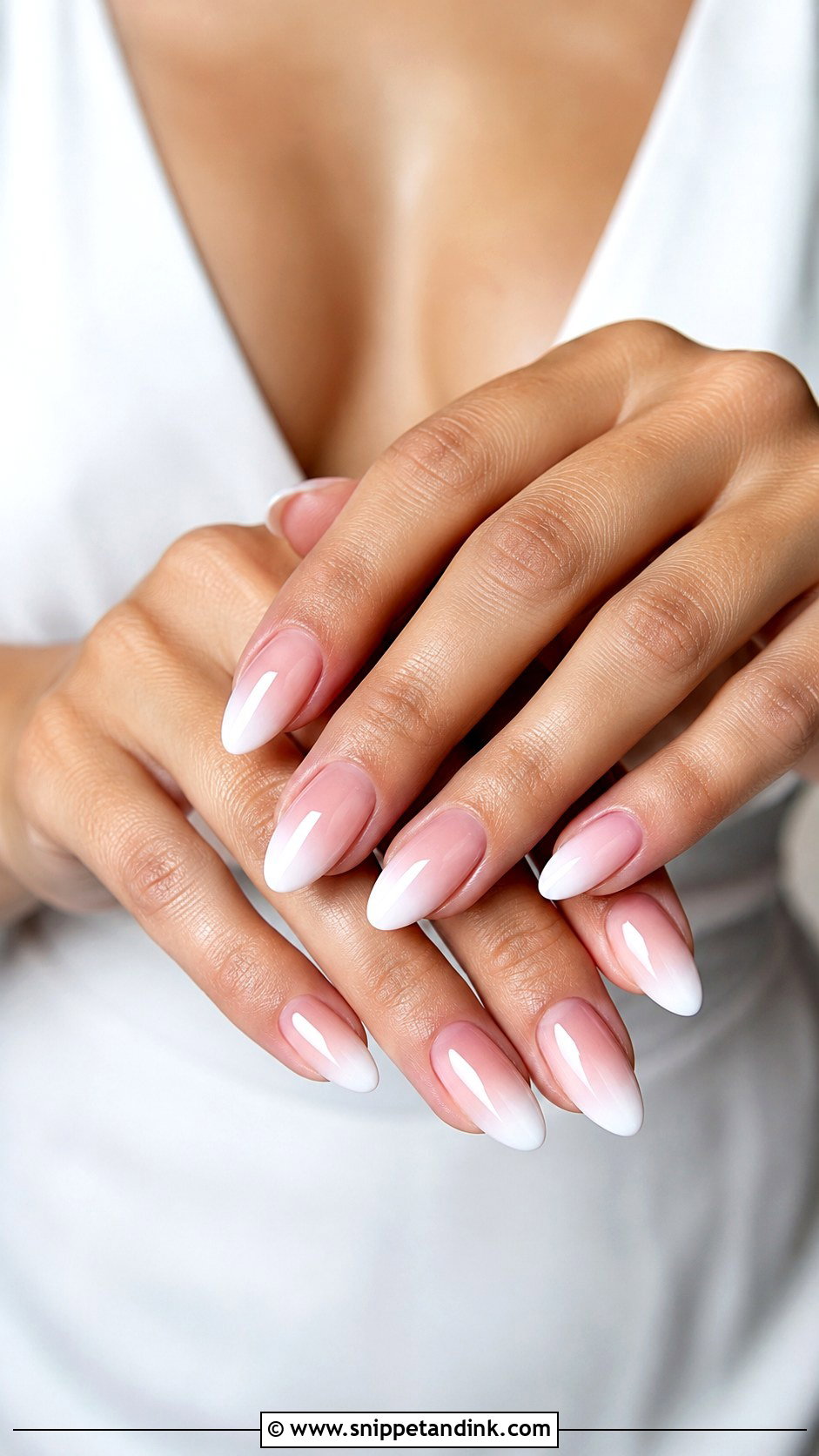 Baby Boomer Bride Wedding Nails - Snippet and Ink - 30 Bride's Nails Wedding