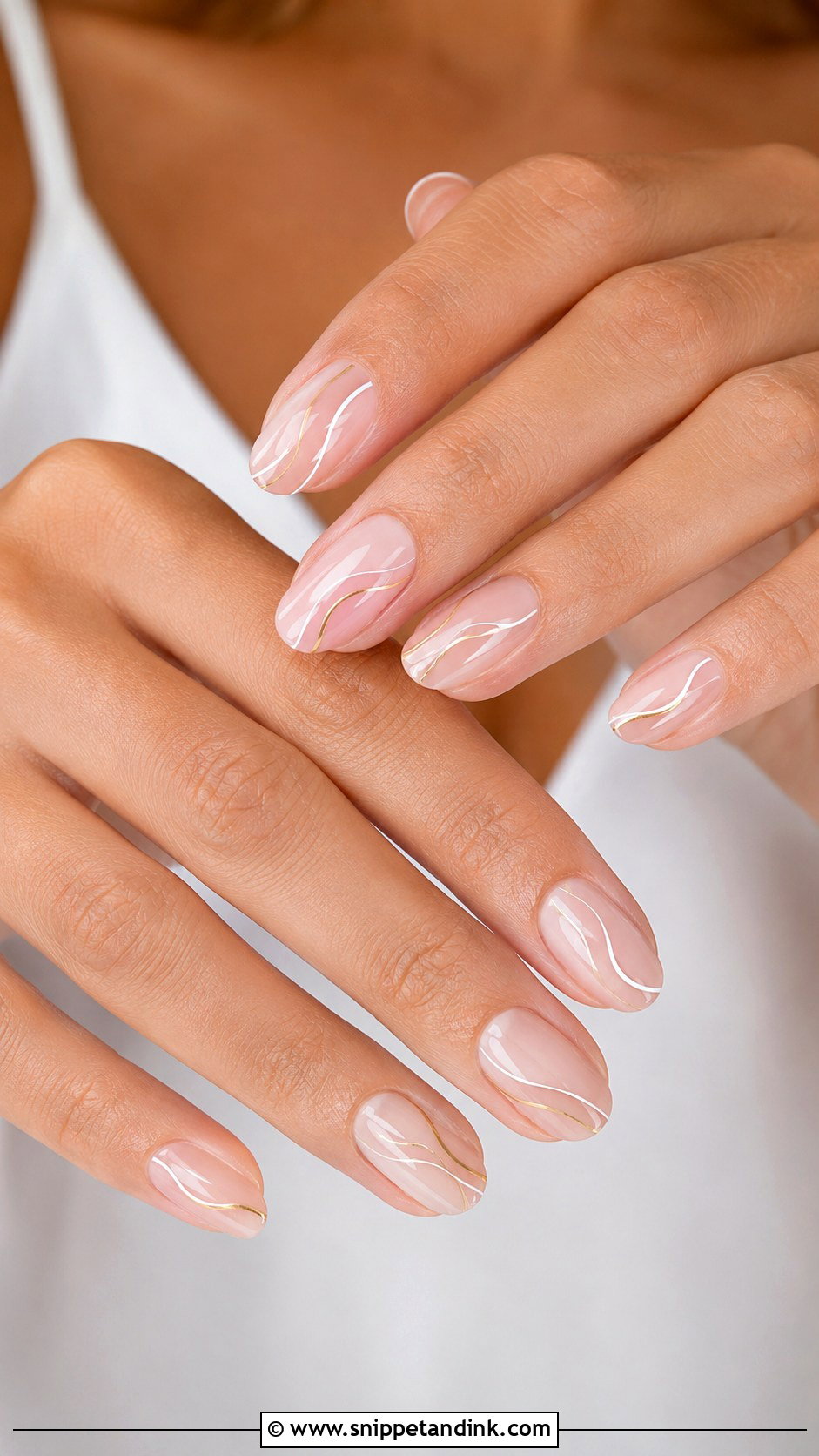 Baby Boomer Bridesmaid Nails - Snippet and Ink - 20 Nail Art for Wedding Bridesmaid Ideas