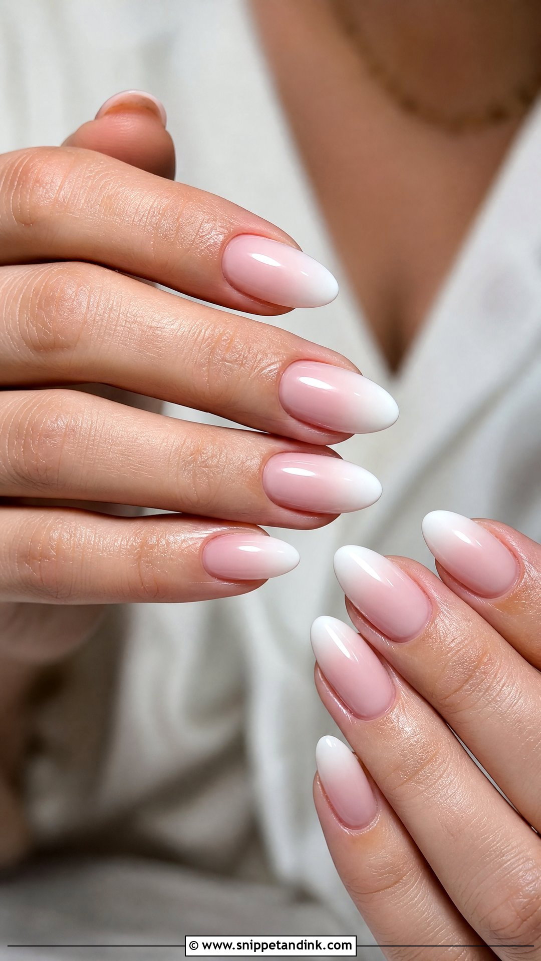 Baby Boomer Engagement Nails - Snippet and Ink - 35 Engagement Nails Ideas
