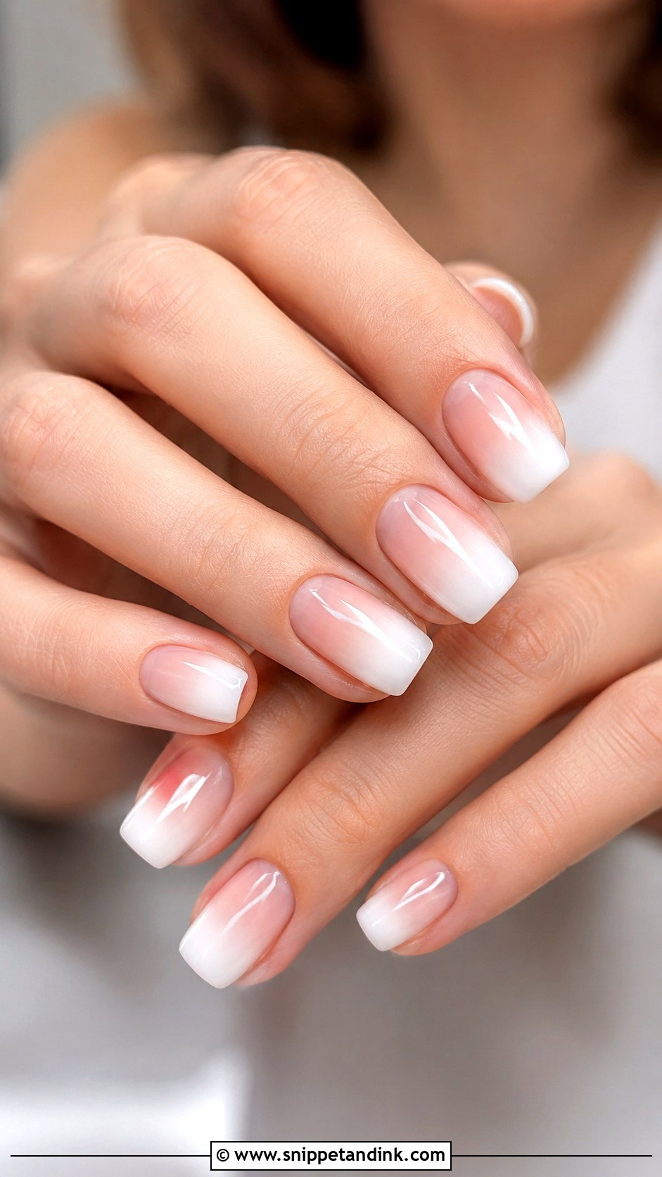 Baby Boomer Ombre Wedding Nails - Snippet and Ink - 20 Ombre Nails for Wedding