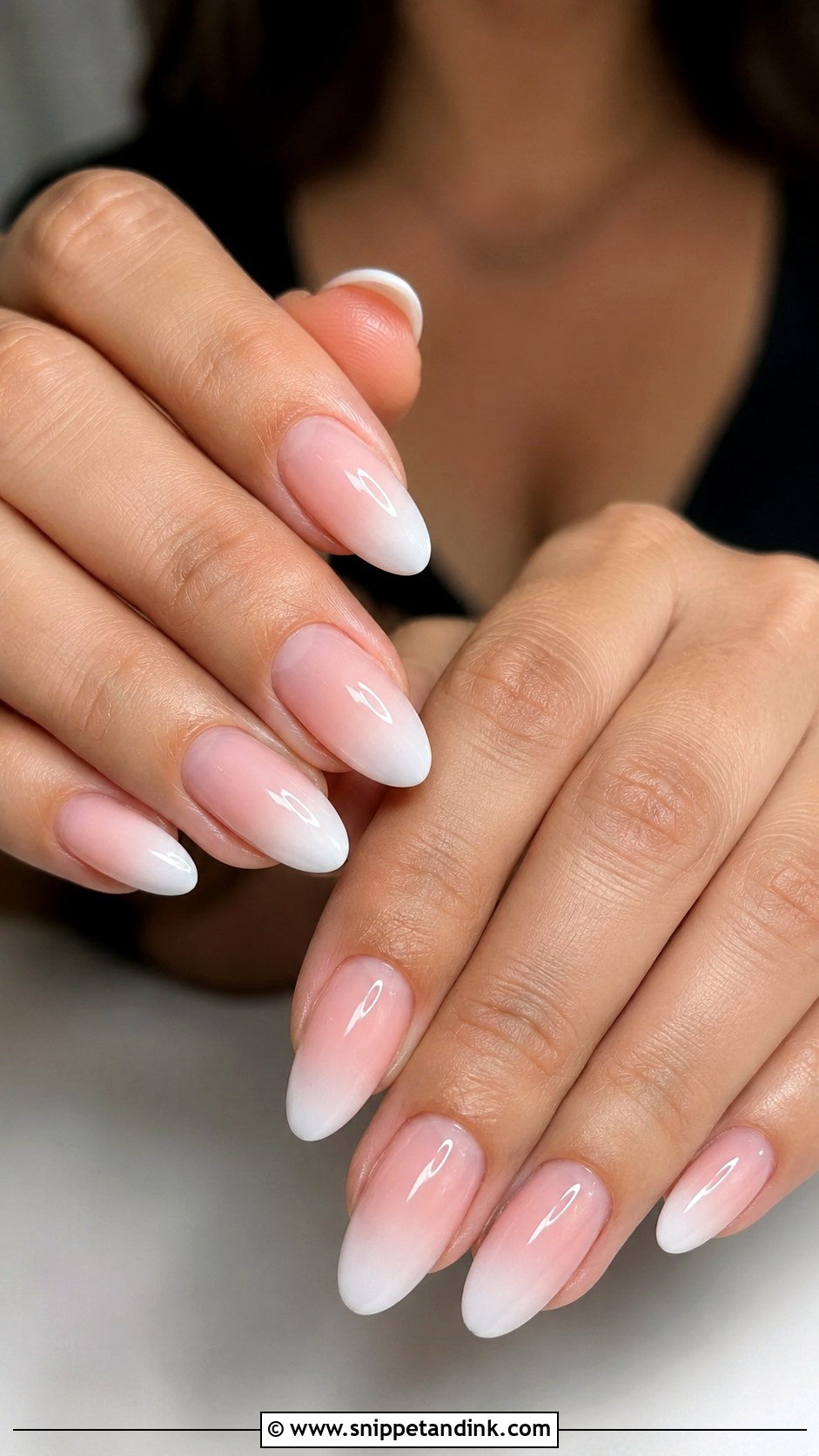 Baby Boomer Wedding Dip Nails - Snippet and Ink - 20 Wedding Dip Nails for Bride