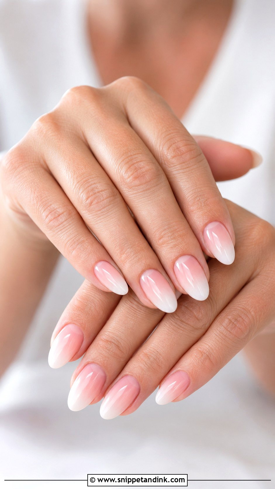 Baby Boomer Wedding Gel Nails - Snippet and Ink - 20 Wedding Gel Nails Brides