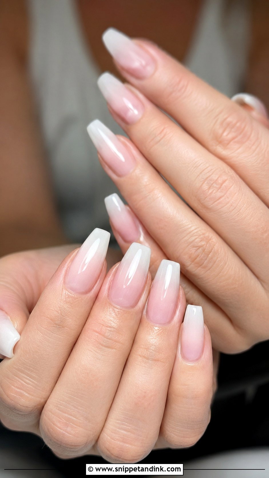 Baby Boomer Wedding Manicure - Snippet and Ink - 20 Wedding Manicure for Bride Ideas
