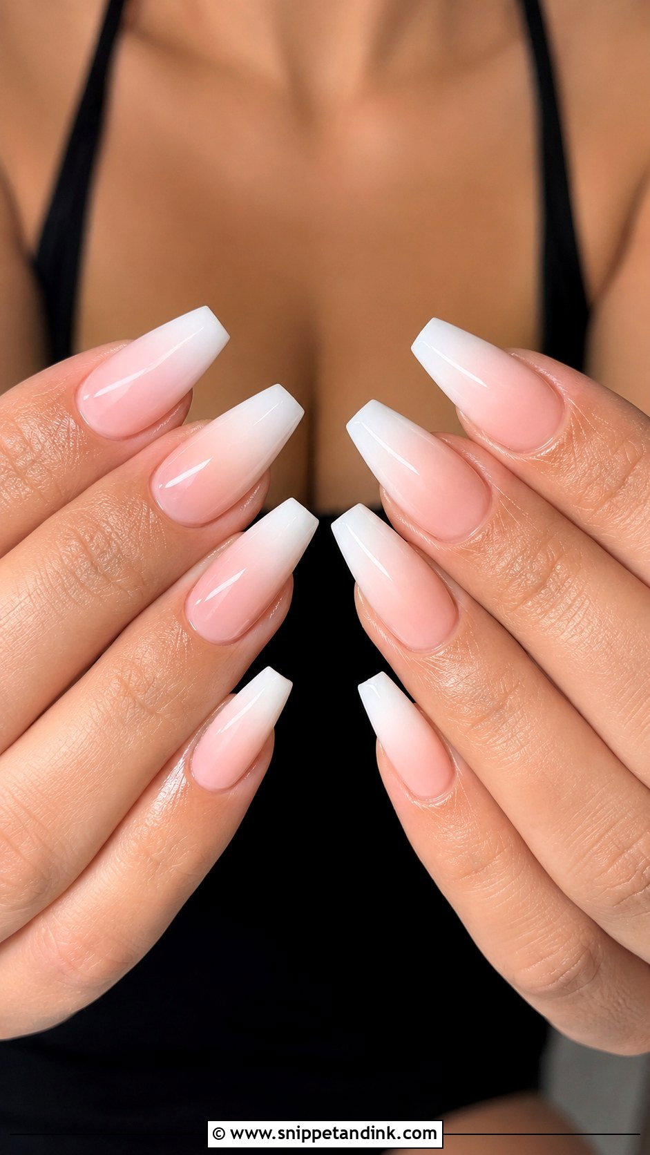 Baby Boomer Wedding Nail Extensions - Snippet and Ink - 20 Wedding Nail Extensions Ideas