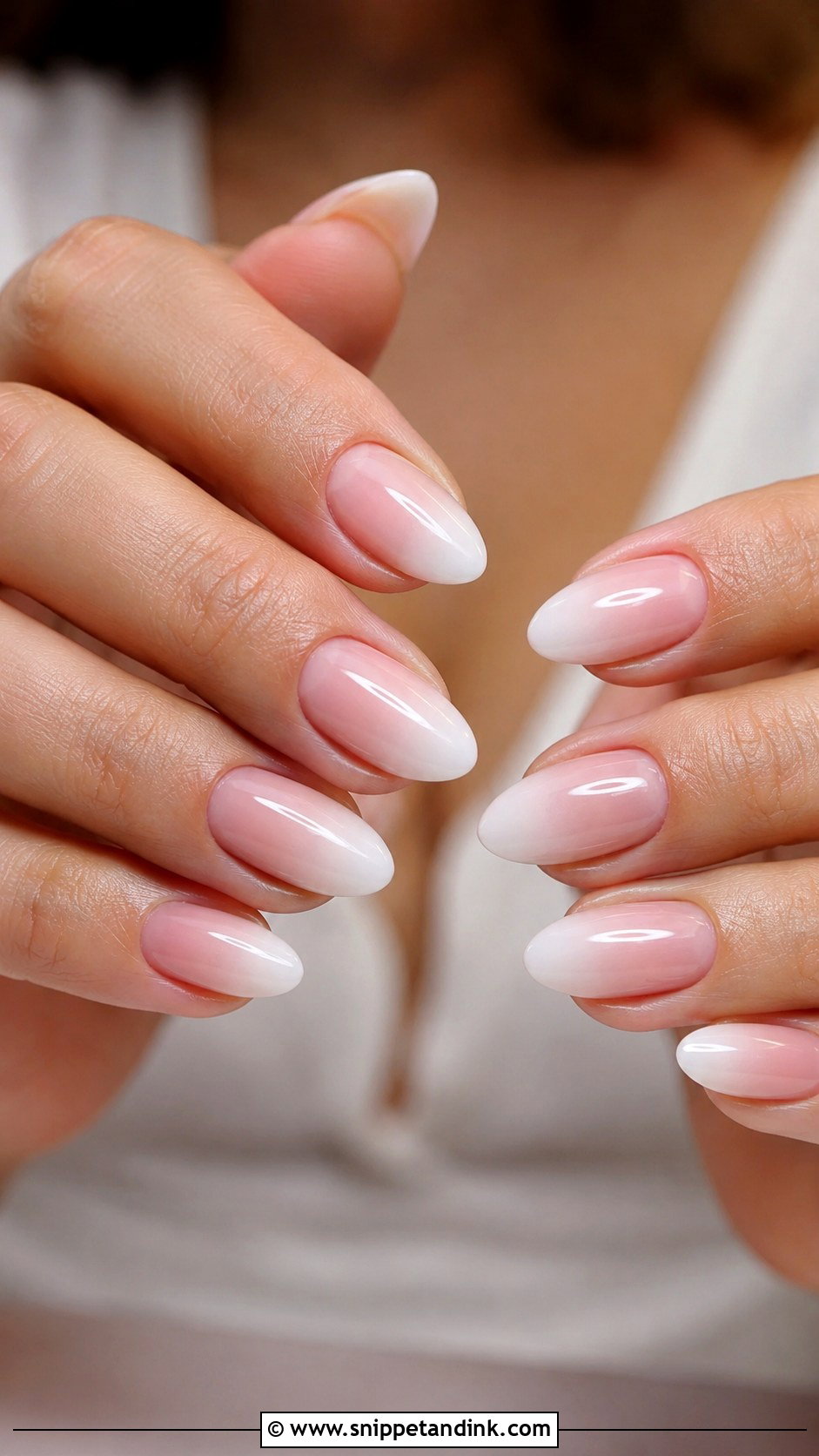 Baby Boomer Wedding Nail Extensions - Snippet and Ink - 20 Nail Extensions for Wedding Ideas