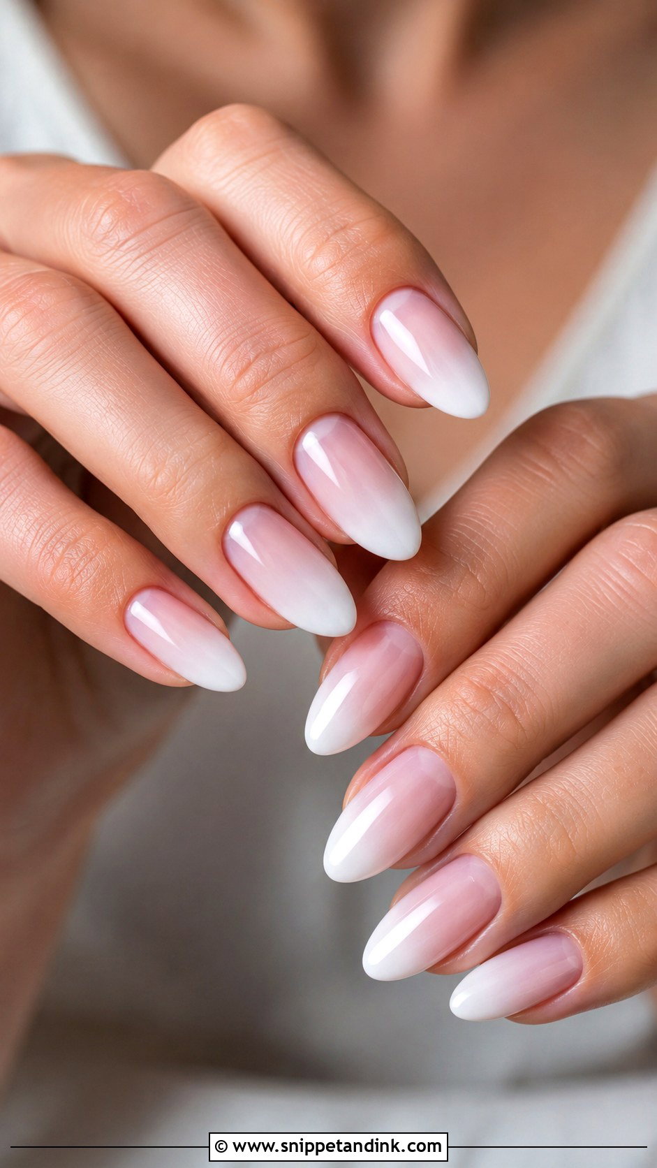 Baby Boomer Wedding Nails - Snippet and Ink - 20 Natural Wedding Nails for Bride