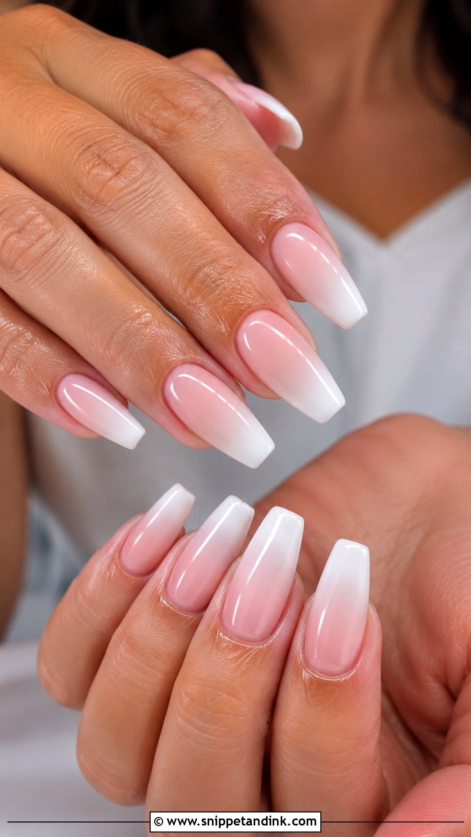 Baby Boomer Wedding Nails - Snippet and Ink - 20 Romantic Nails Brides