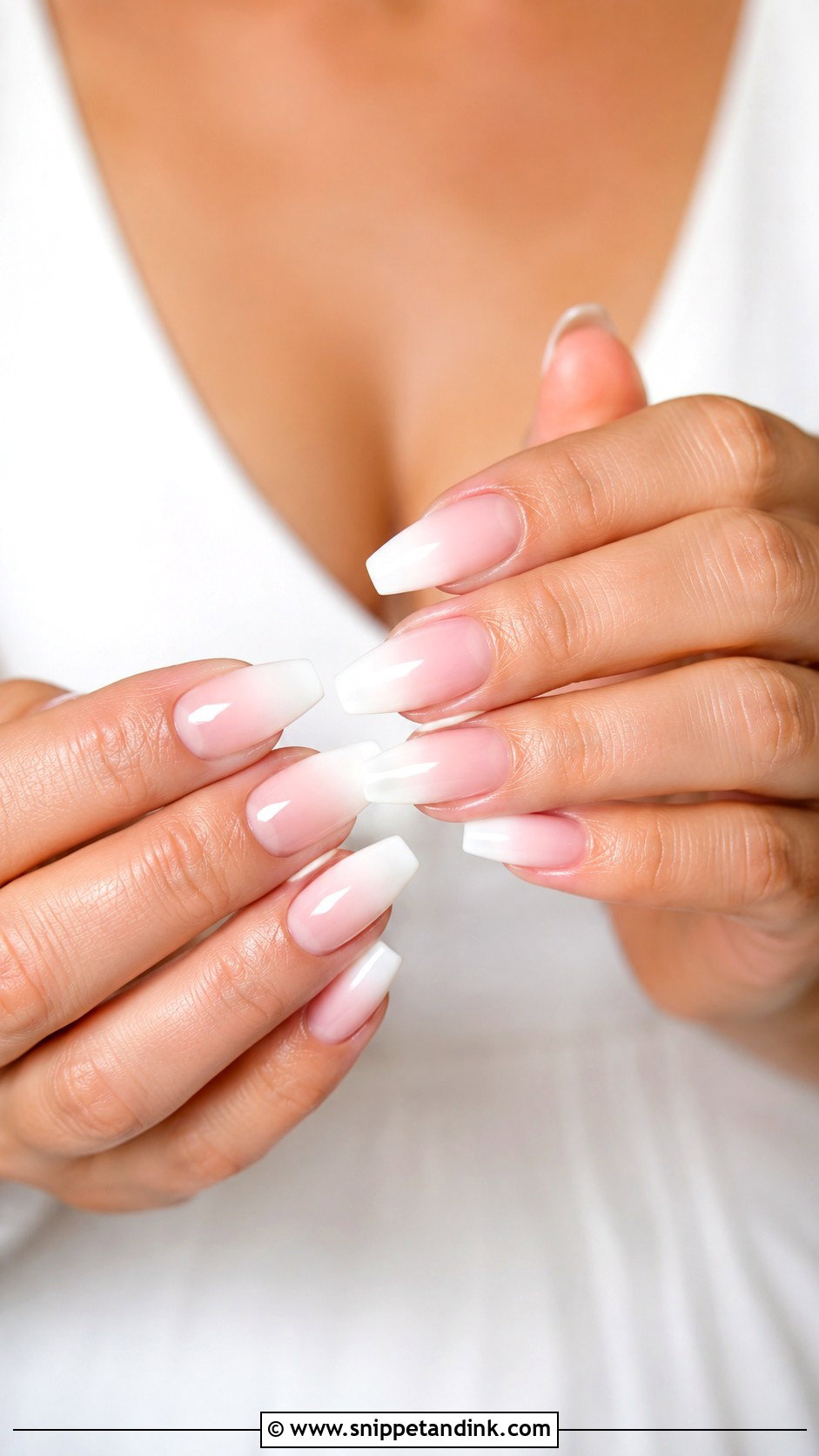 Baby Boomer Wedding Nails - Snippet and Ink - 20 Simple Wedding Nails Design