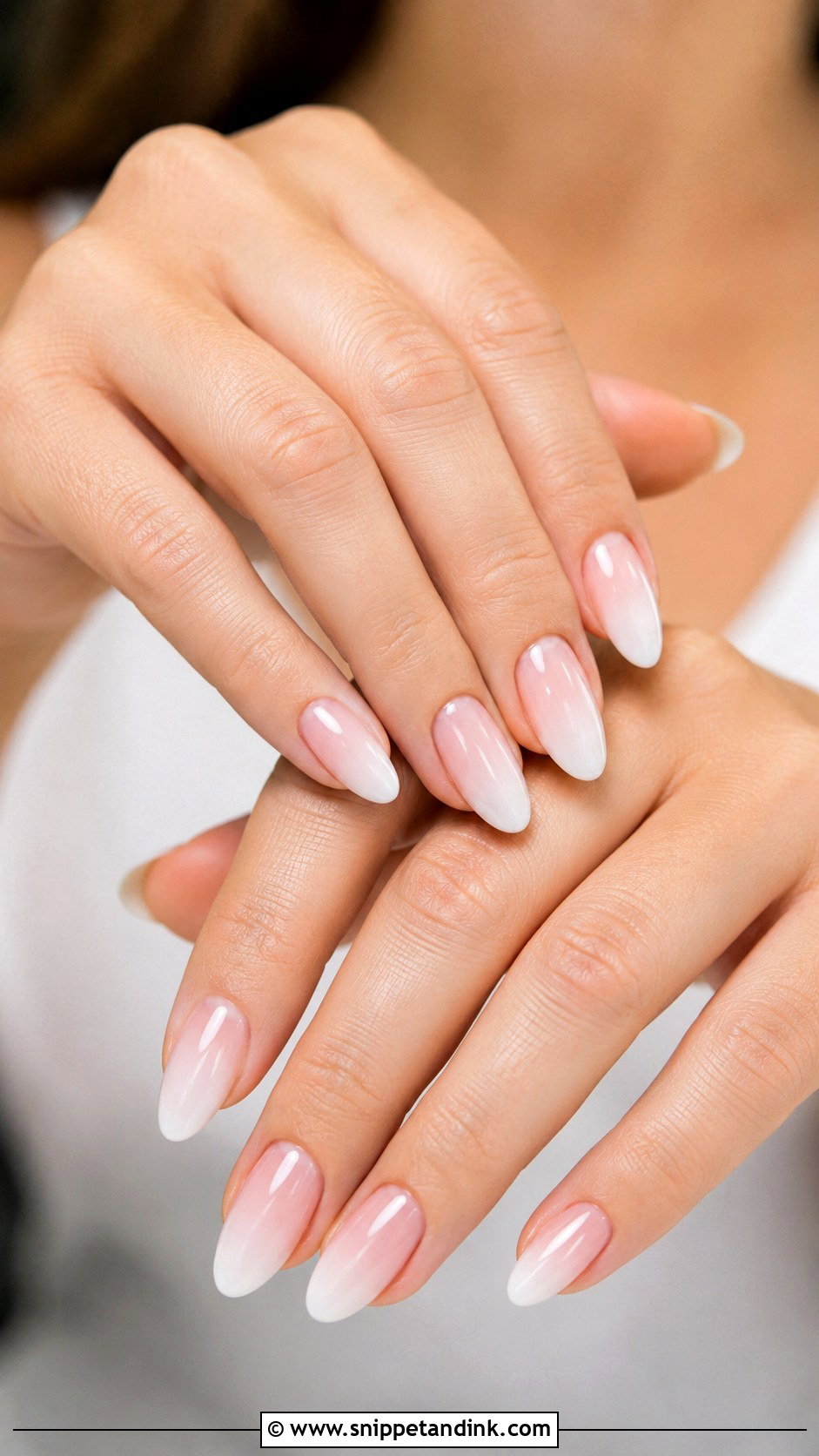 Baby Boomer Wedding Nails - Snippet and Ink - 20 Wedding Inspired Nails