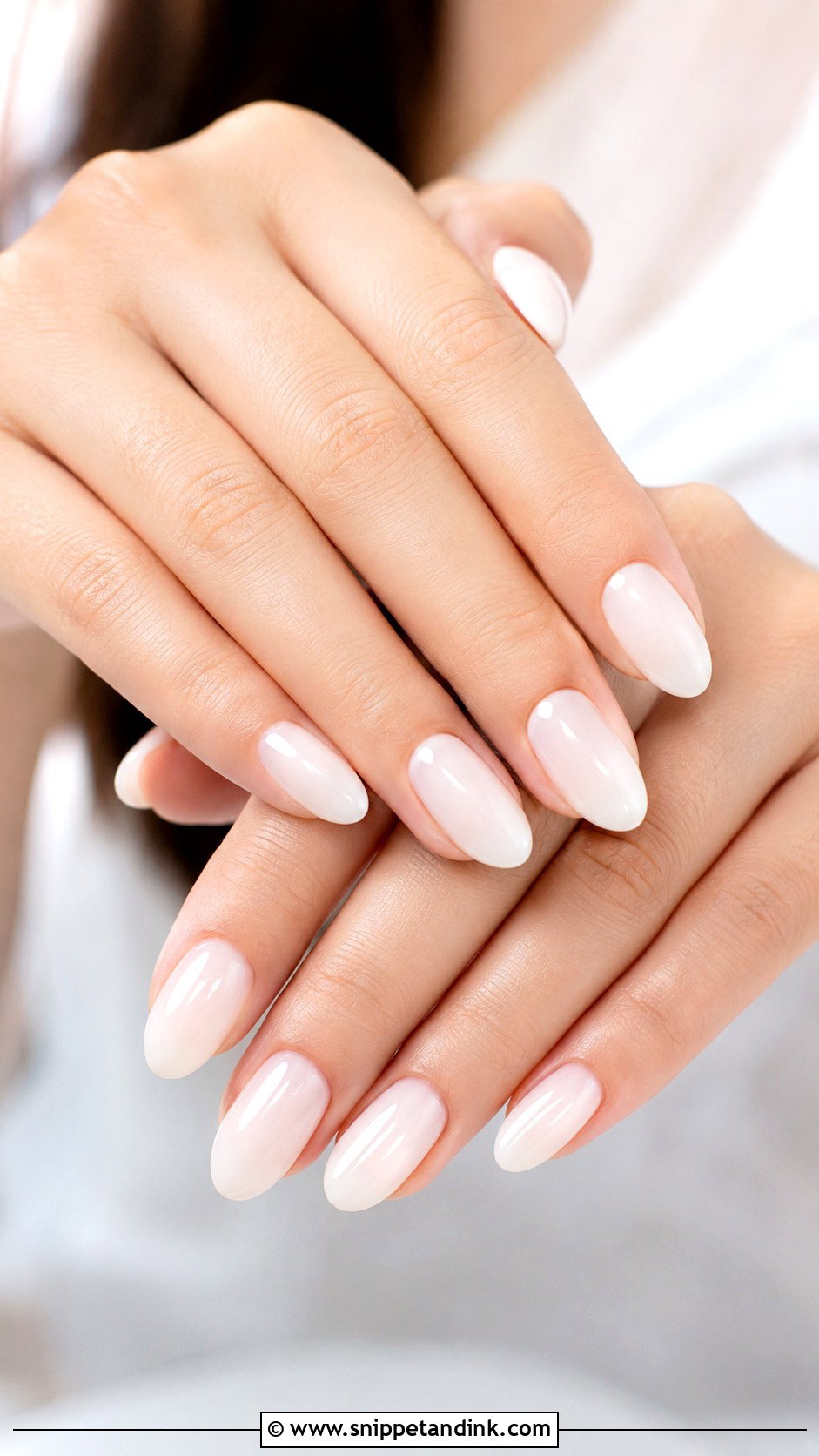 Baby Boomer Wedding Nails - Snippet and Ink - 20 Wedding Nail Ideas 2025