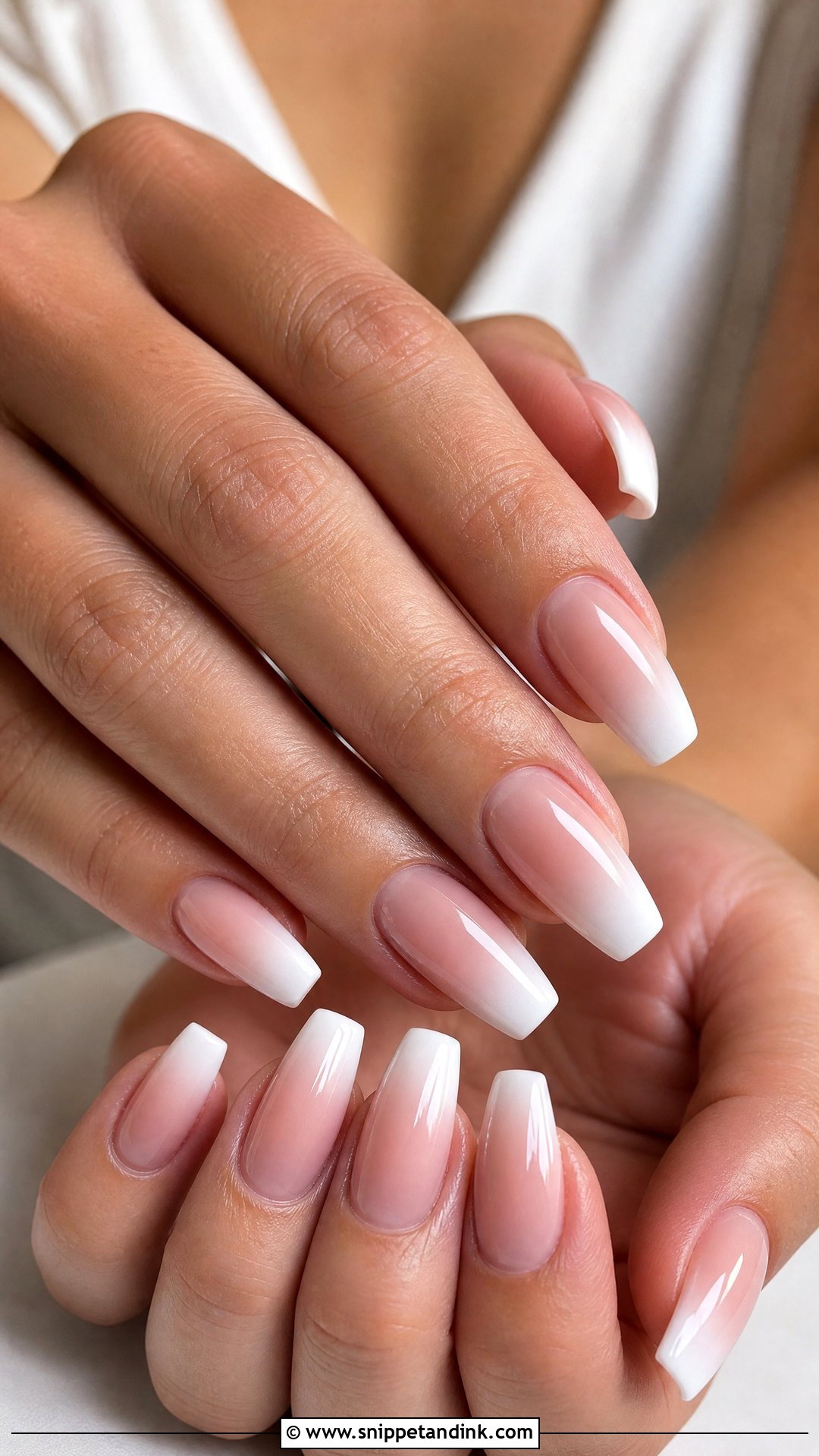 Baby Boomer Wedding Nails - Snippet and Ink - 25 Cute Wedding Nails