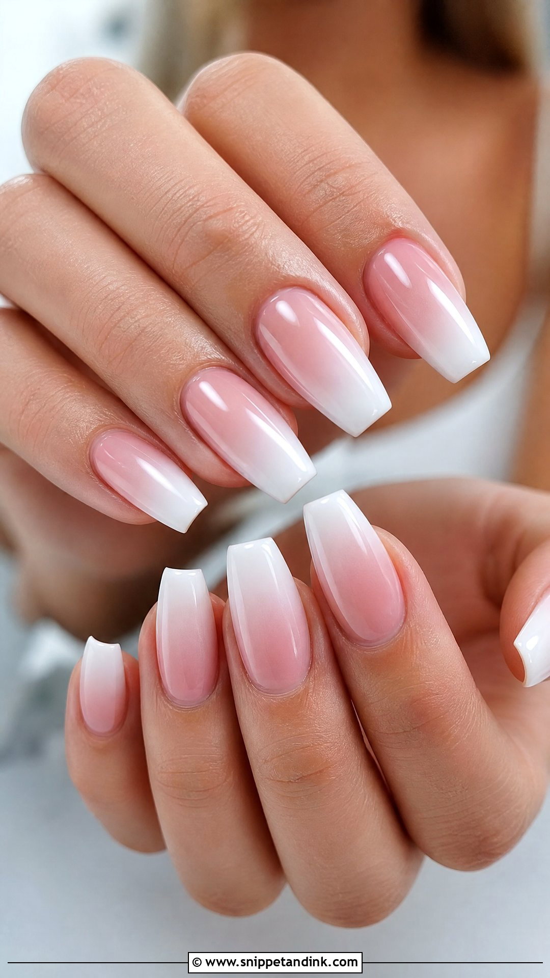 Baby Boomer Wedding Nails - Snippet and Ink - 25 Nail for Wedding Ideas