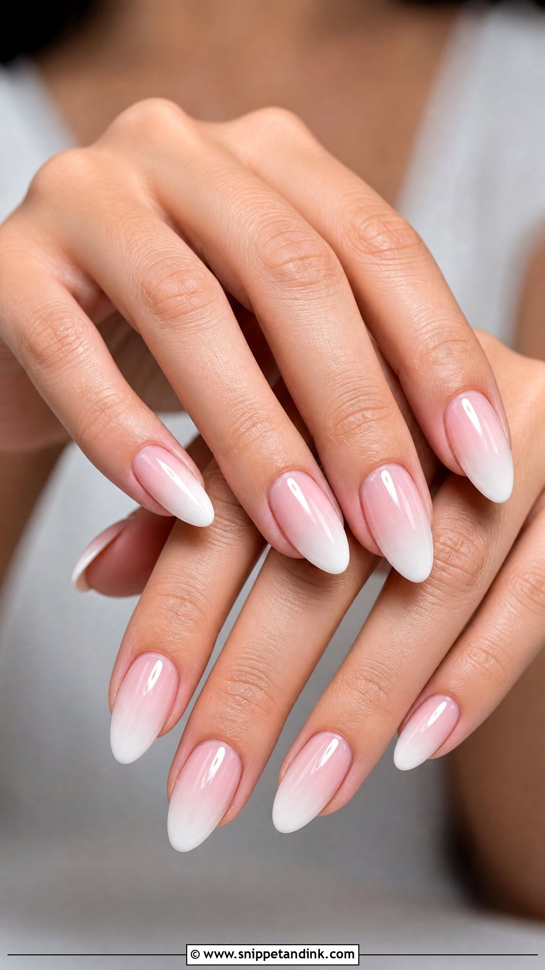 Baby Boomer Wedding Nails - Snippet and Ink - 25 Wedding Nails 2024