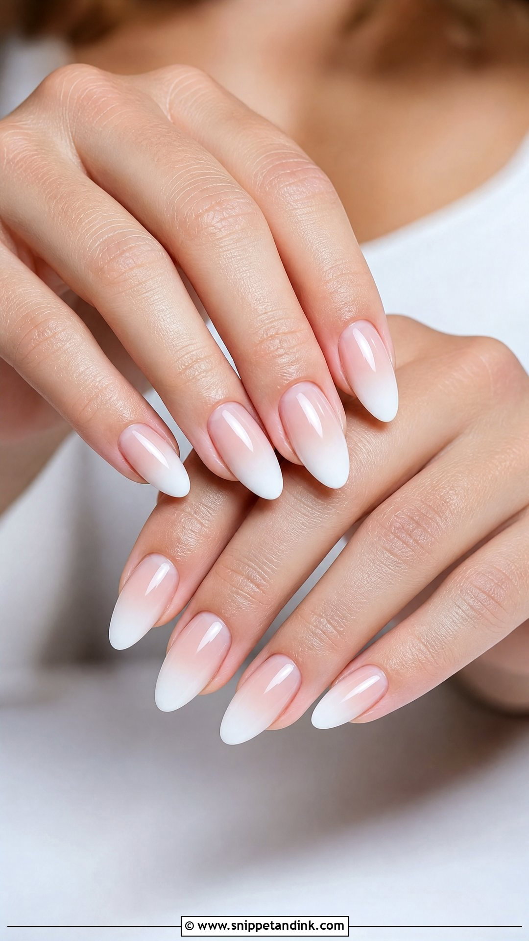 Baby Boomer Wedding Nails - Snippet and Ink - 25 Wedding Nails Inspiration