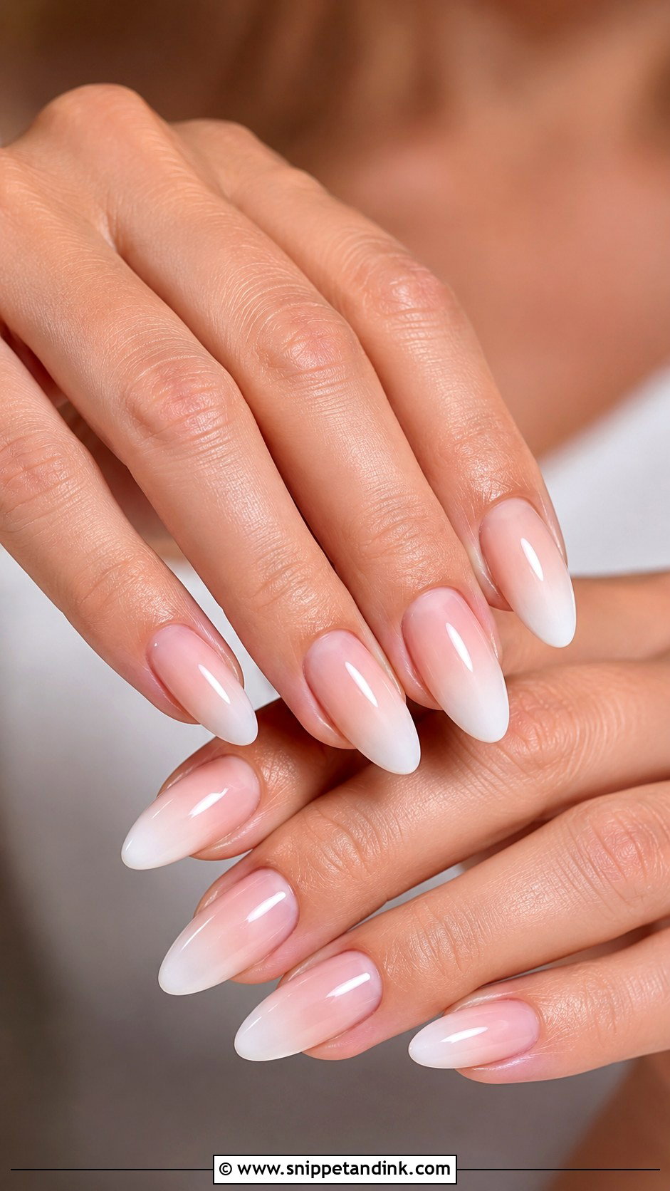 Baby Boomer Wedding Nails - Snippet and Ink - 30 Best Wedding Nails Brides