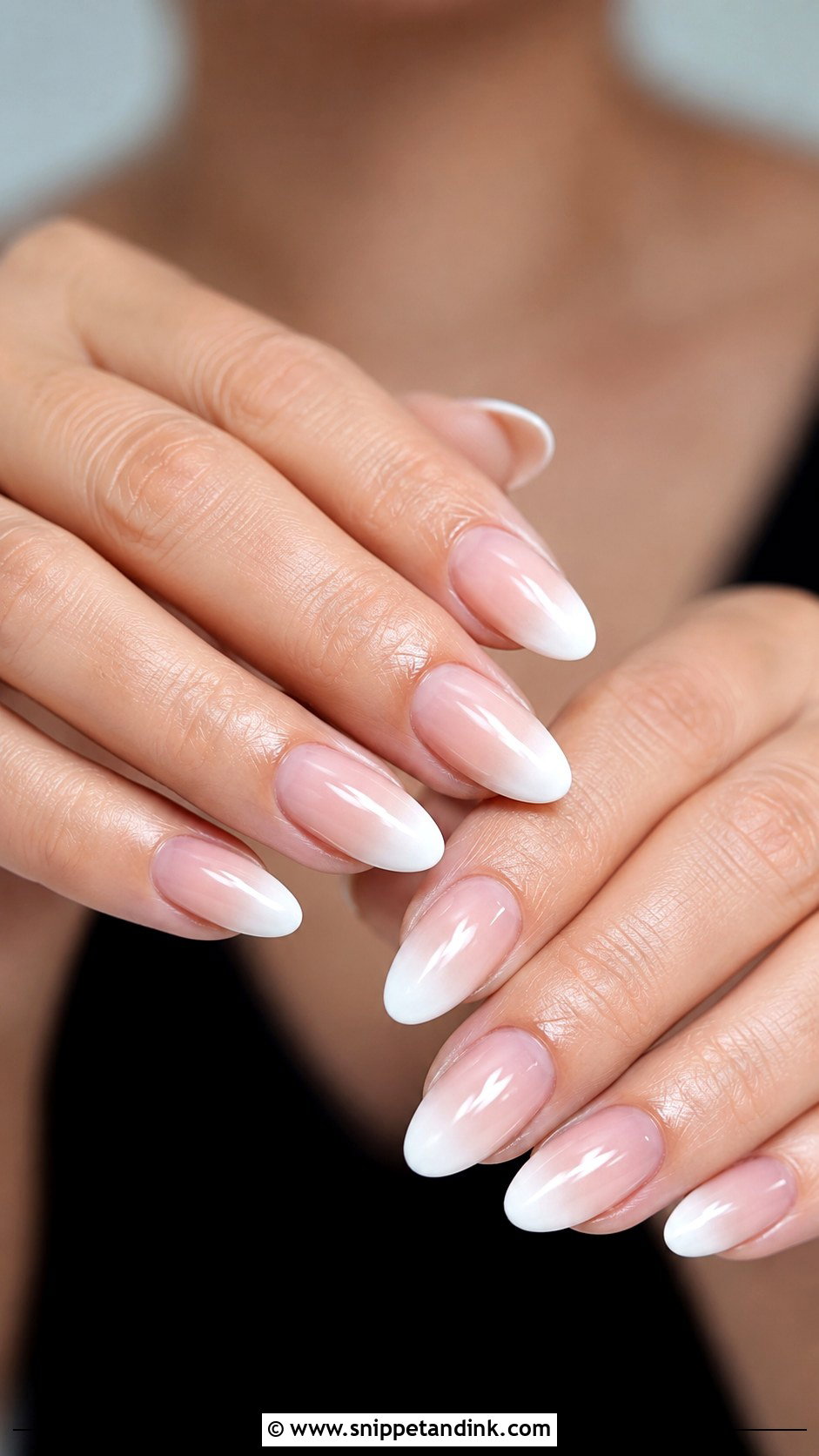 Baby Boomer Wedding Nails - Snippet and Ink - 30 Wedding Day Nails for Bride