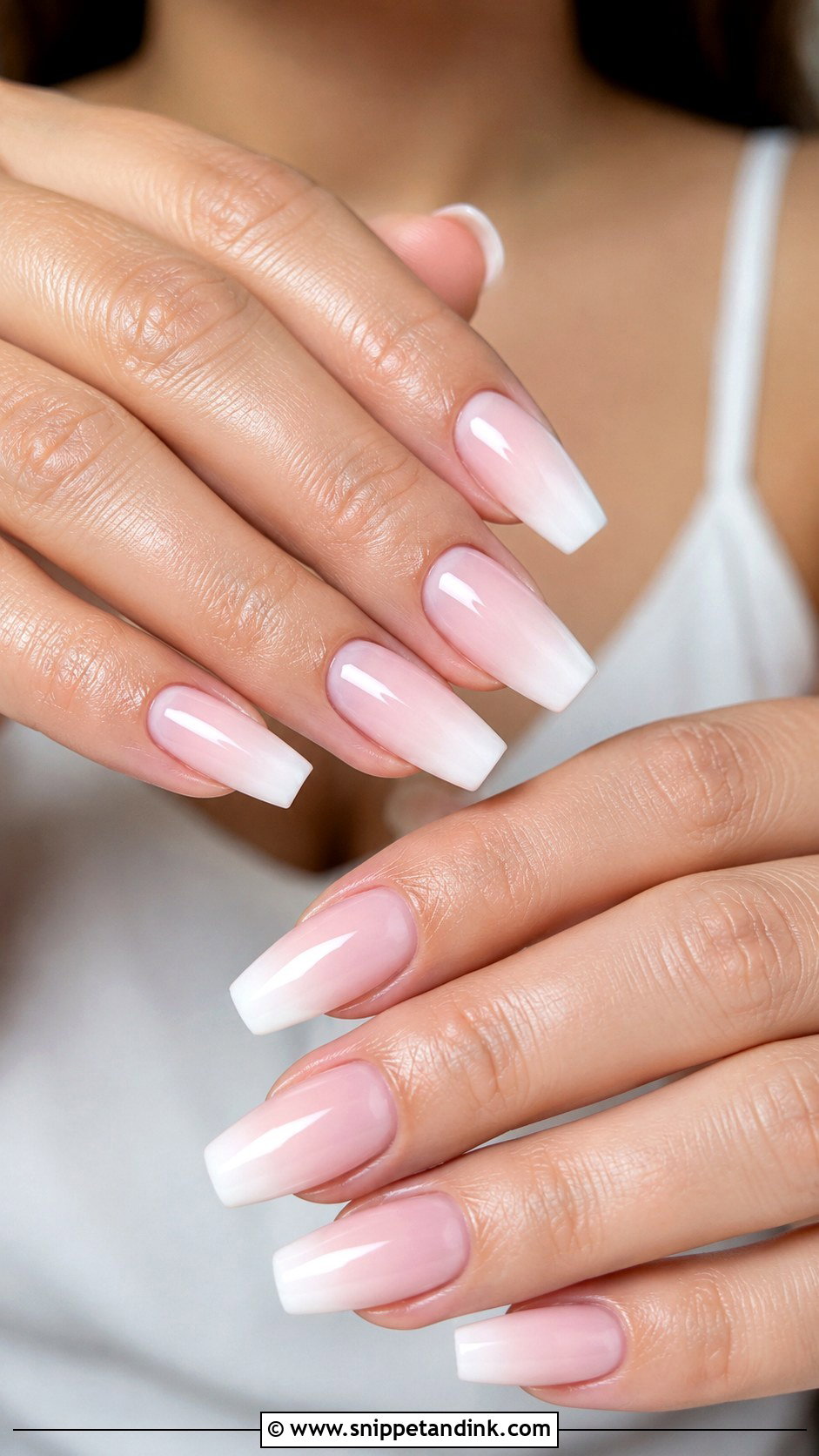 Baby Boomer Wedding Nails - Snippet and Ink - 20 Classic Wedding Nails for Bride