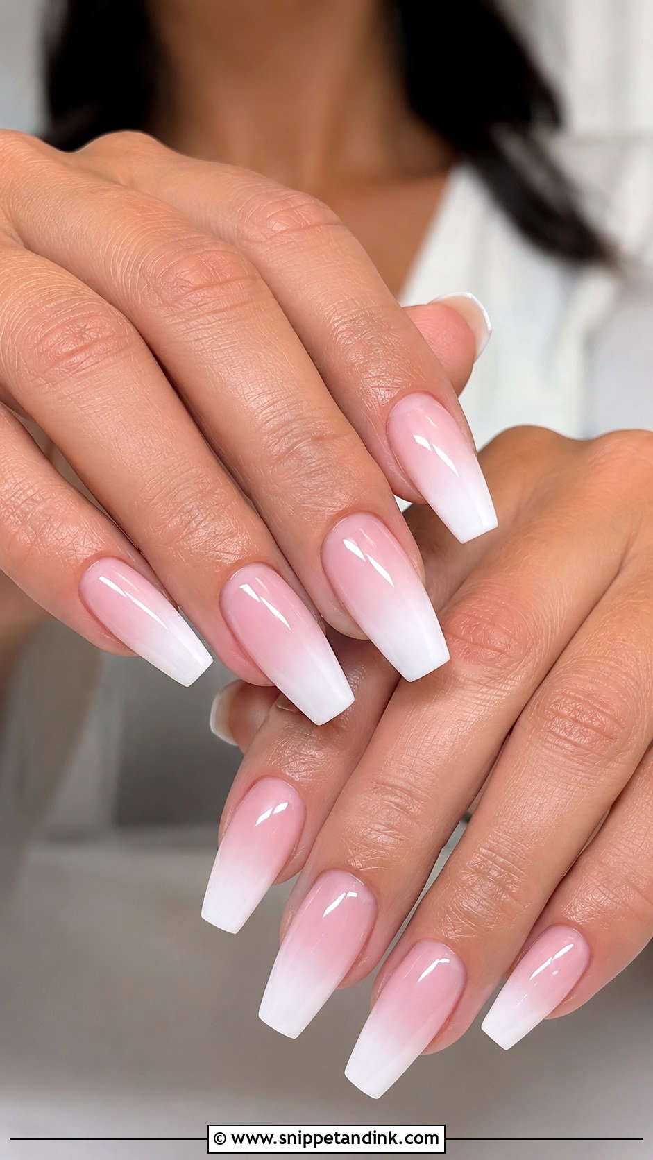 Baby Boomer Wedding Nails - Snippet and Ink - 30 Wedding Nail Inspo for Bride Ideas