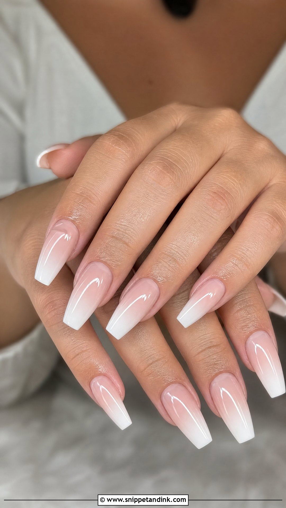 Baby Boomer Wedding Nails - Snippet and Ink - 35 Wedding Nails for Bride