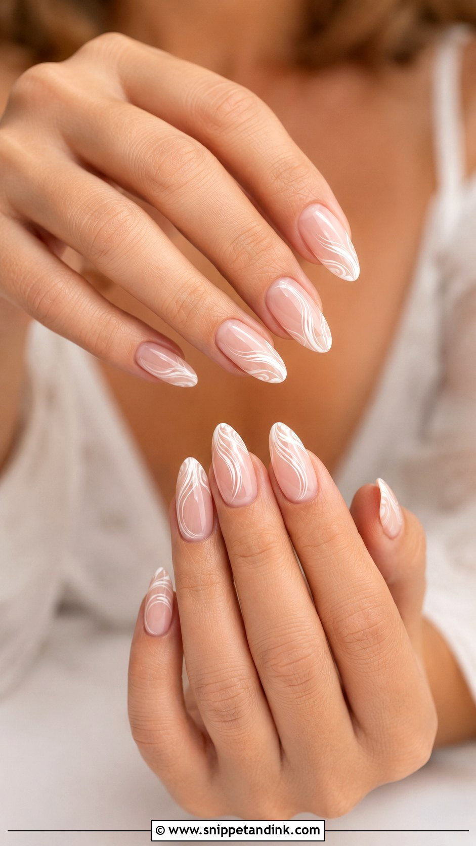 Baby Boomer Wedding Nails - Snippet and Ink - 20 Aesthetic Nails for Wedding