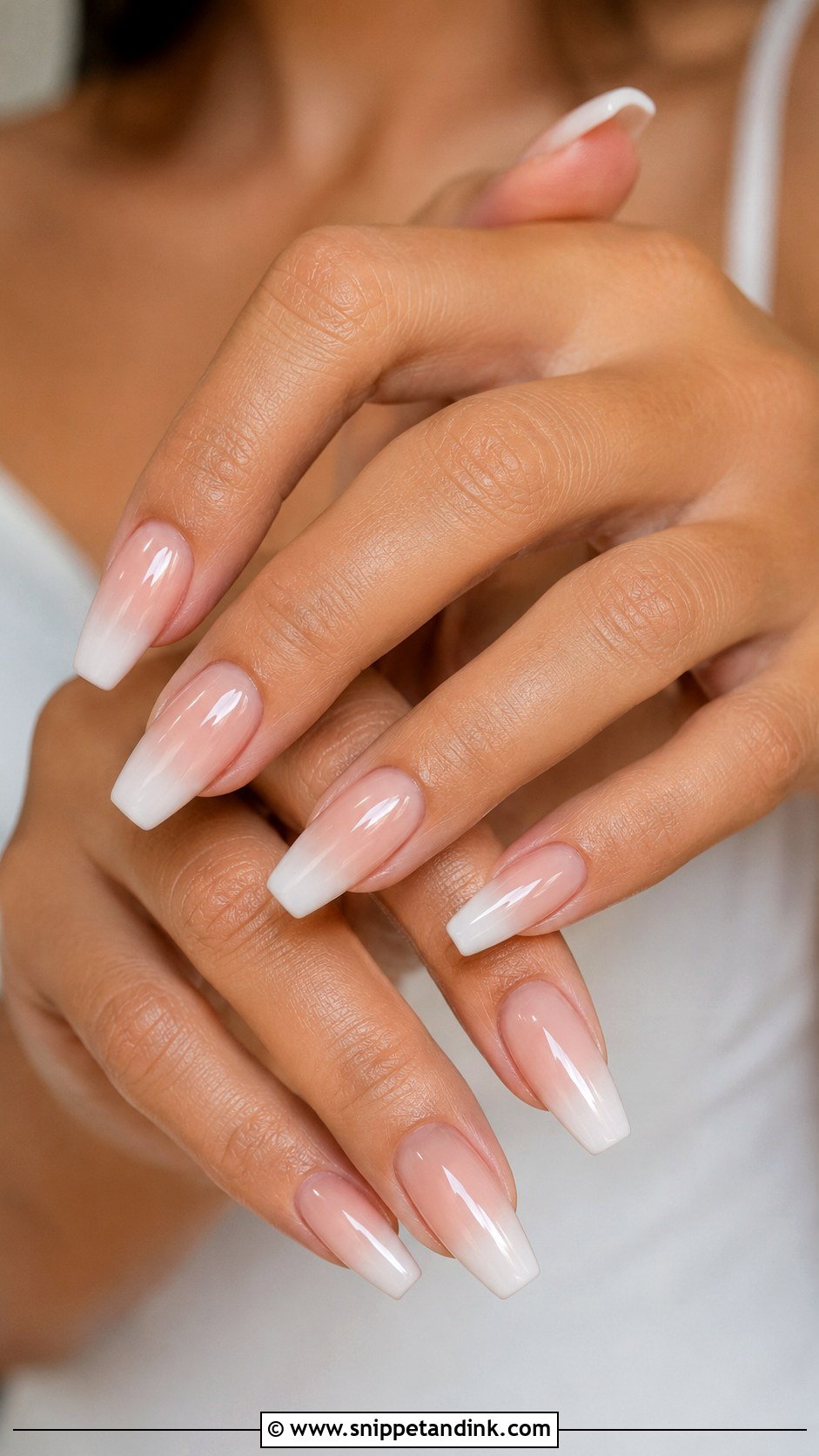 Baby Boomer Wedding Ring Nails - Snippet and Ink - 20 Wedding Ring Nails
