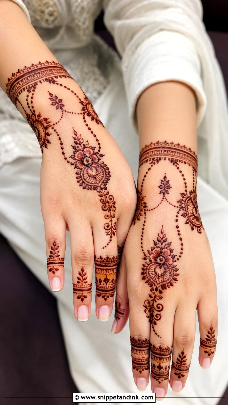 Baby Bracelet Mehndi Design - Snippet and Ink - 35 Baby Mehndi Design Ideas