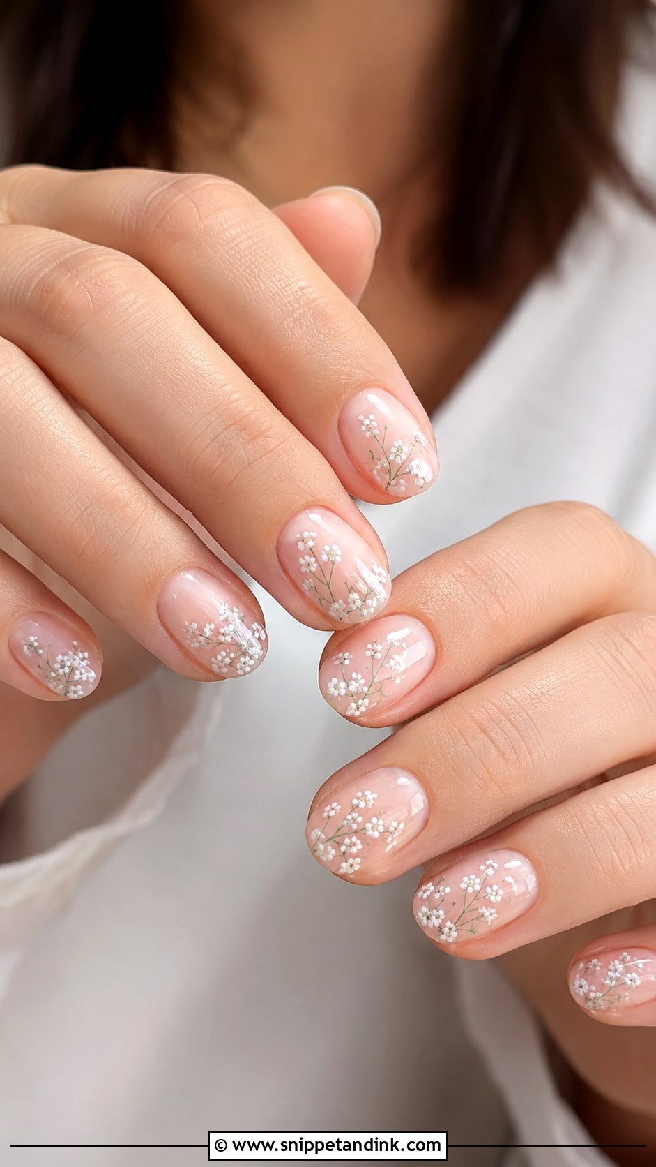 Baby Breath Wedding Nails - Snippet and Ink - 20 Wedding Nails Flowers