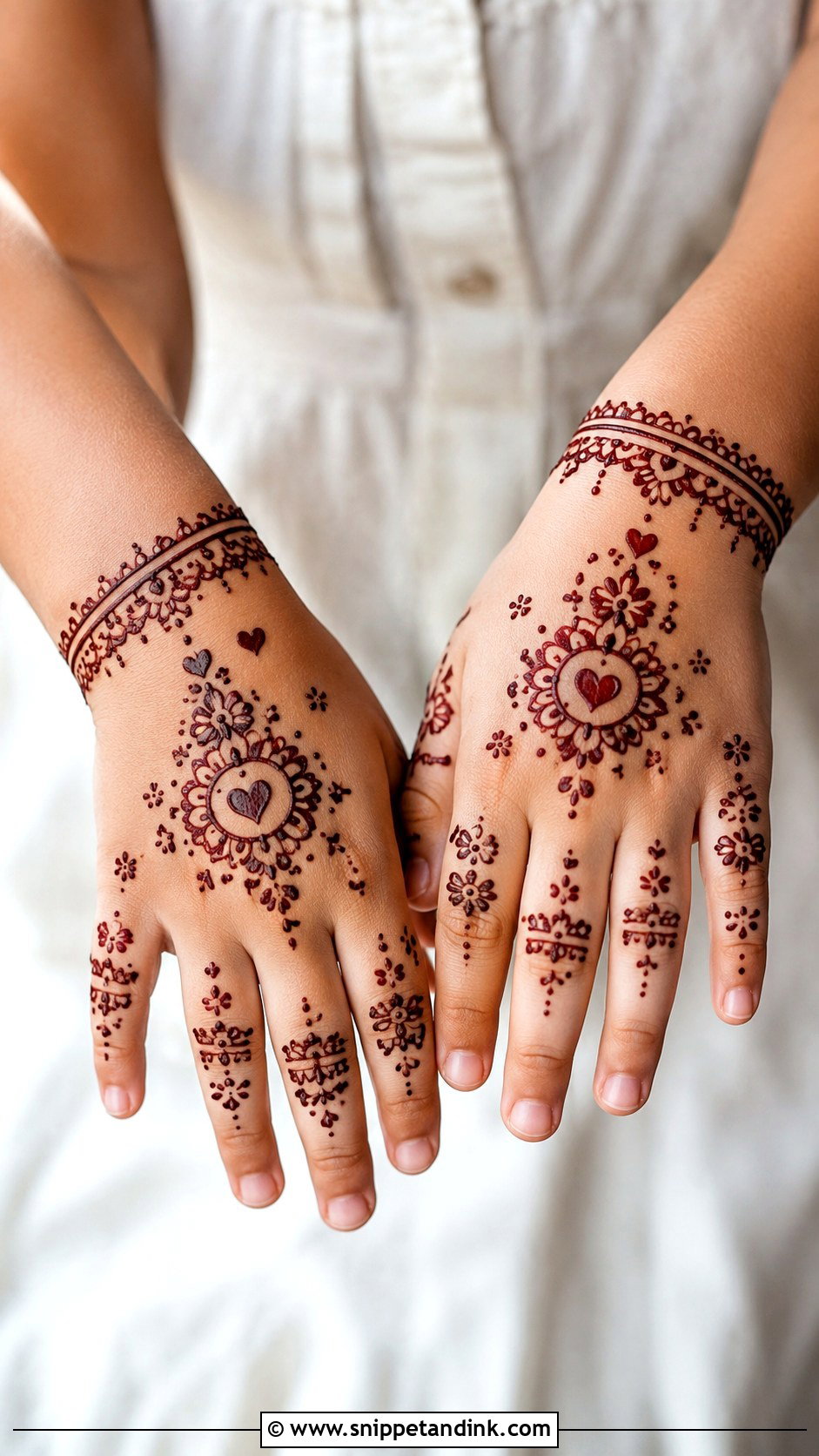 Baby Cute Mehndi Design - Snippet and Ink - 35 Baby Mehndi Design Ideas