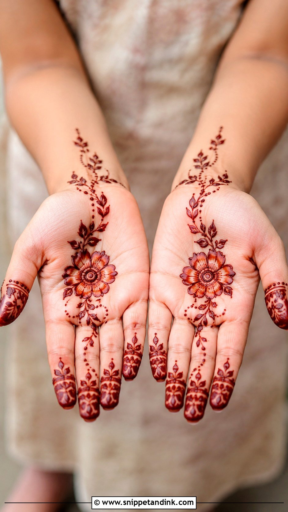 Baby Flower Mehndi Design - Snippet and Ink - 35 Baby Mehndi Design Ideas