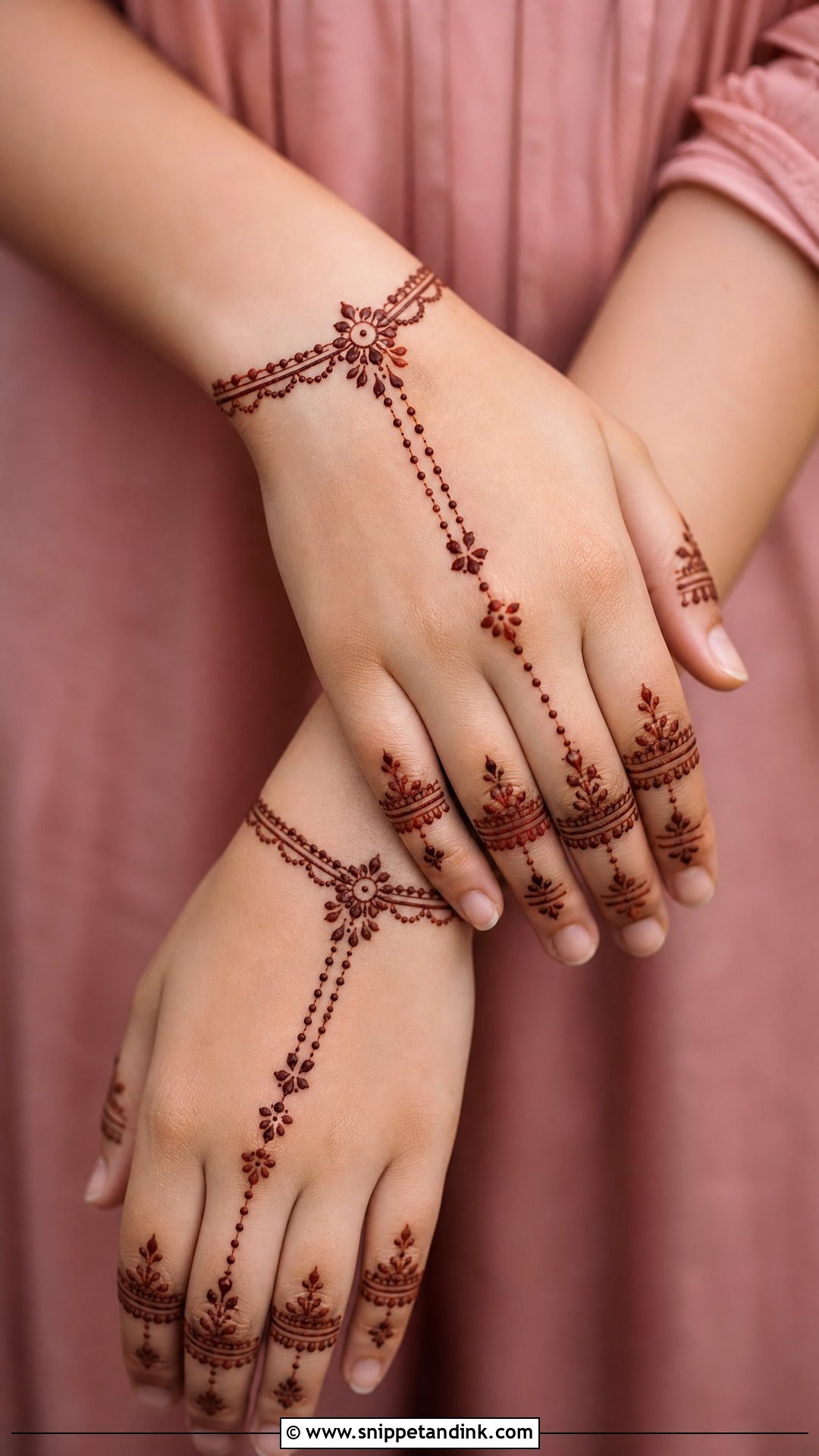 Baby Girl Bracelet Mehndi Design - Snippet and Ink - 30 Baby Girl Mehndi Design Ideas