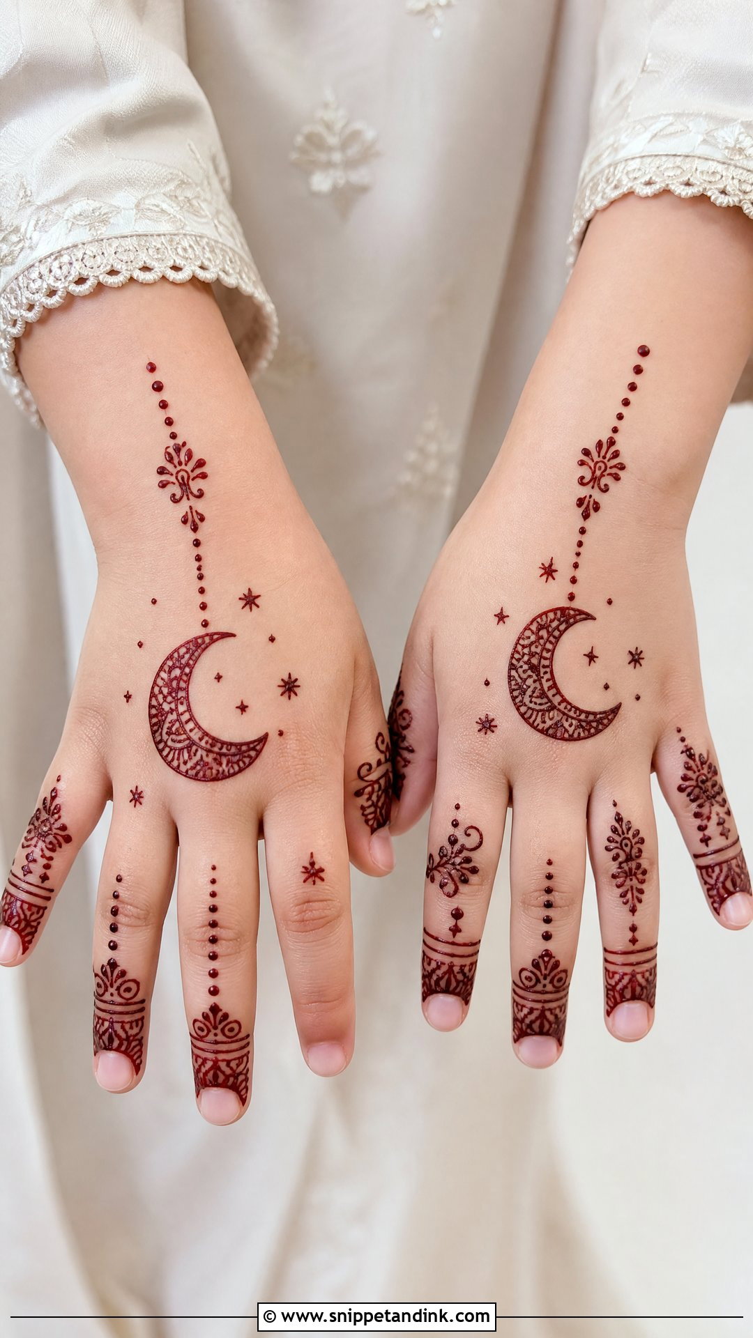 Baby Girl Cute Eid Mehndi Design - Snippet and Ink - 30 Baby Girl Mehndi Design Ideas