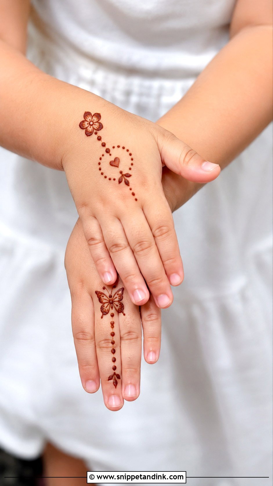 Baby Girl Mehndi Design - Snippet and Ink - 35 Mehndi Designs for Kids
