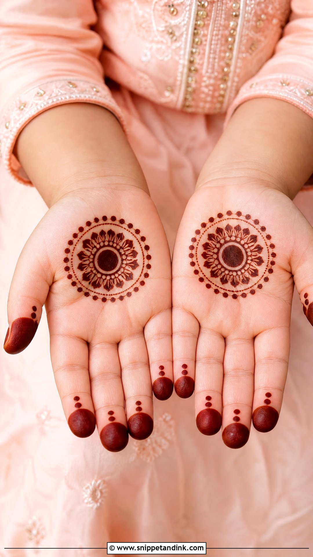 Baby Girl Tikki Mehndi Design - Snippet and Ink - 30 Baby Girl Mehndi Design Ideas