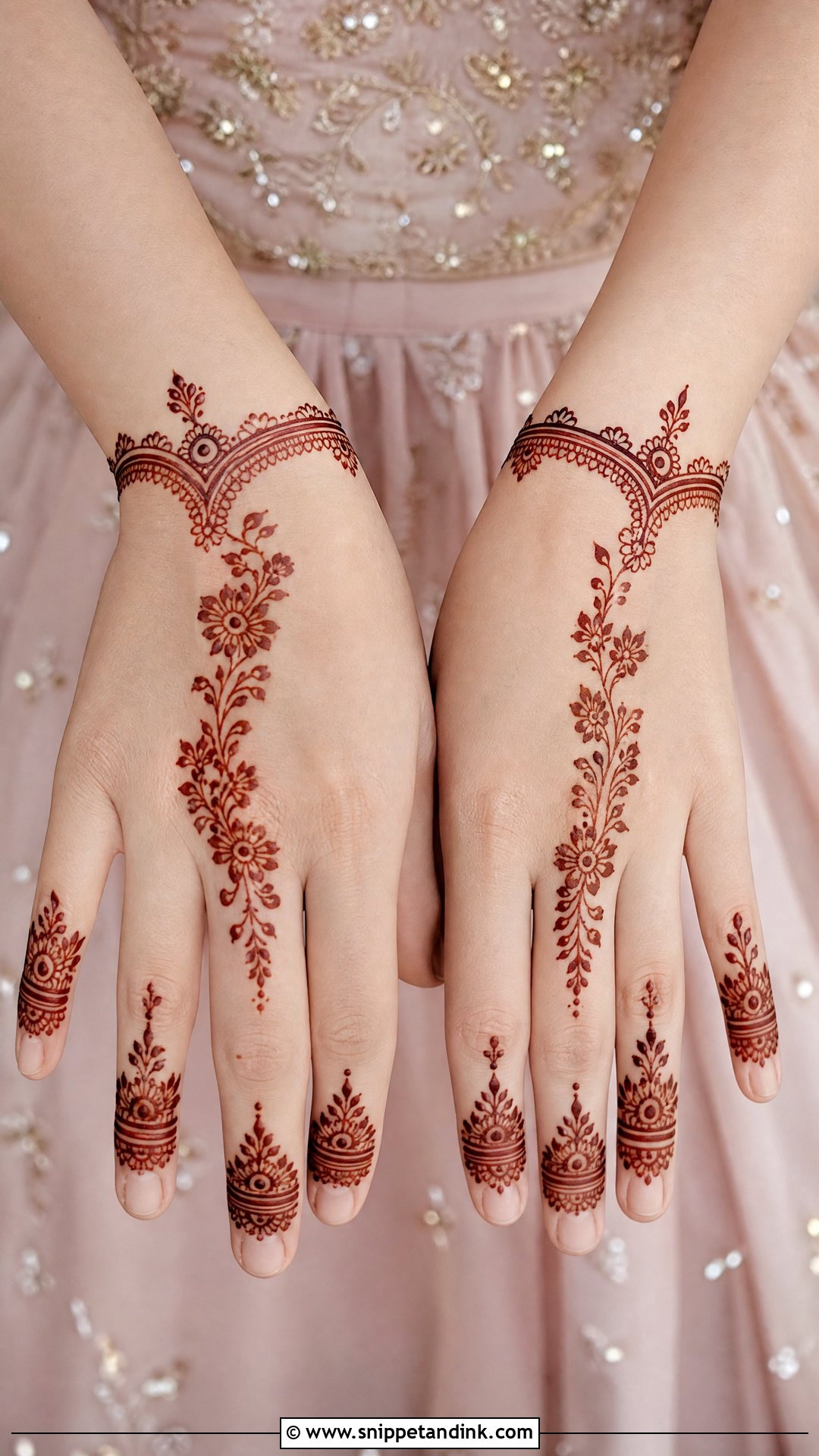 Baby Girl Wedding Mehndi Design - Snippet and Ink - 30 Baby Girl Mehndi Design Ideas