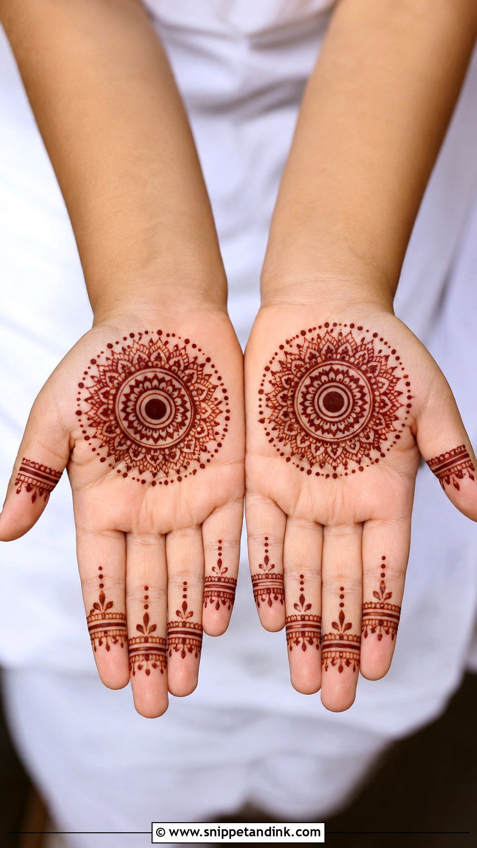 Baby Mandala Mehndi Design - Snippet and Ink - 35 Baby Mehndi Design Ideas