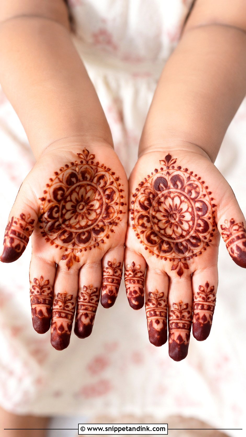 Baby Palm Mehndi Design - Snippet and Ink - 35 Baby Mehndi Design Ideas
