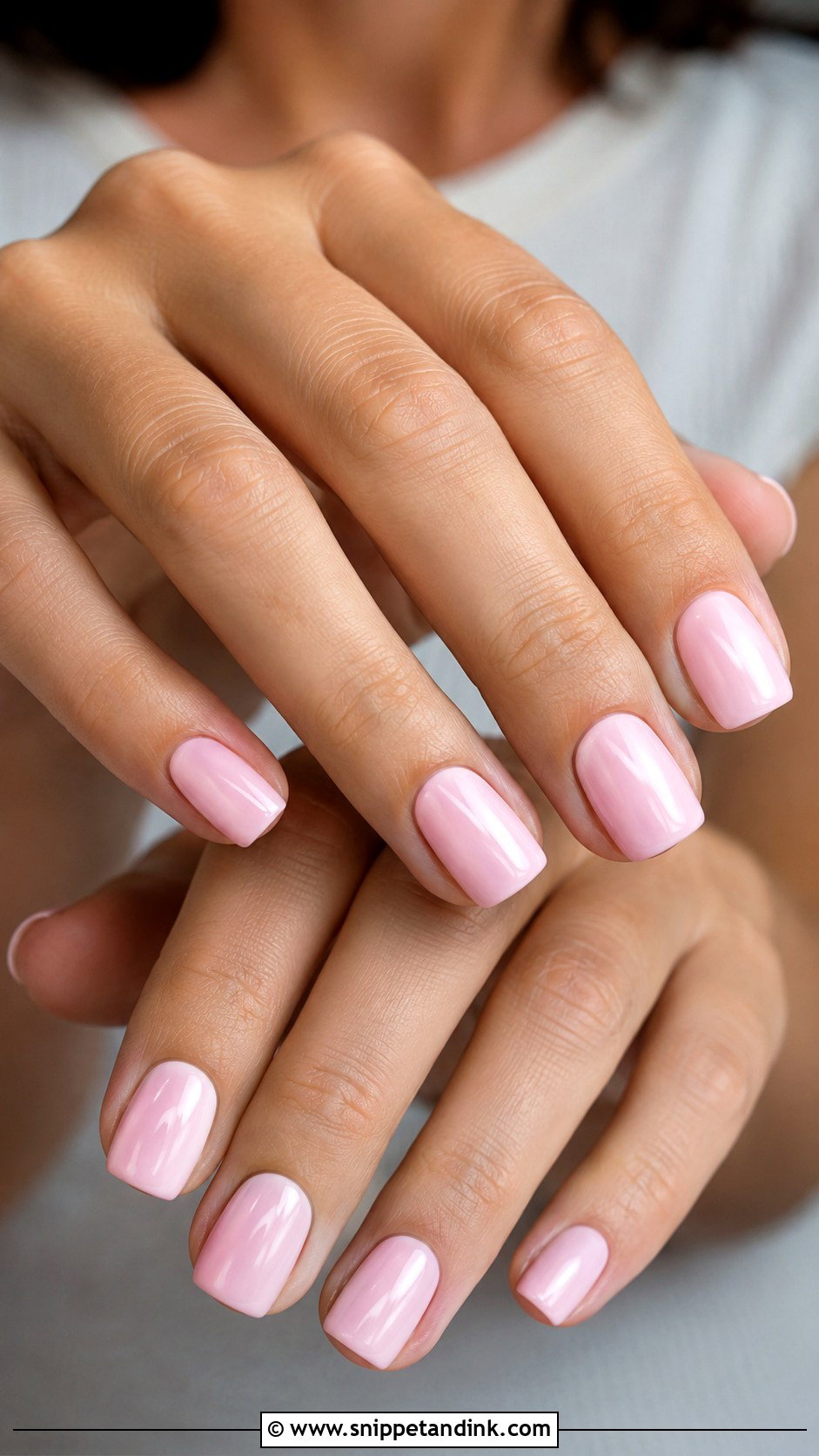 Baby Pink Bridal Nails - Snippet and Ink - 20 Bridal Nail Inspiration Ideas