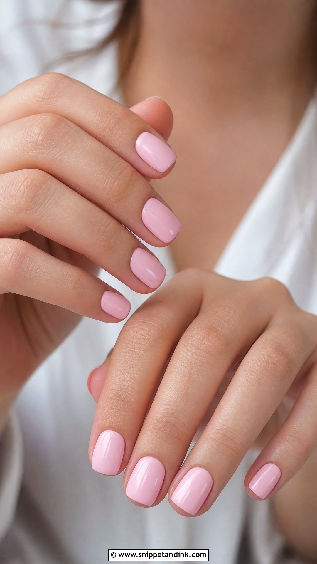 Baby Pink Bridesmaid Nails - Snippet and Ink - 30 Wedding Nails for Bridesmaids