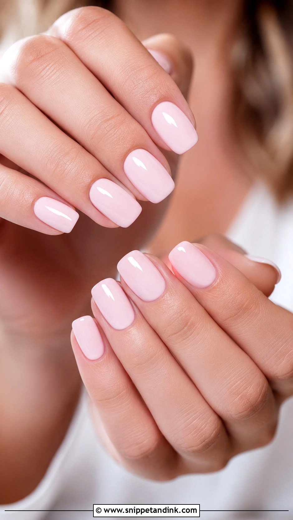 Baby Pink Wedding Nails - Snippet and Ink - 20 Plain Wedding Nails