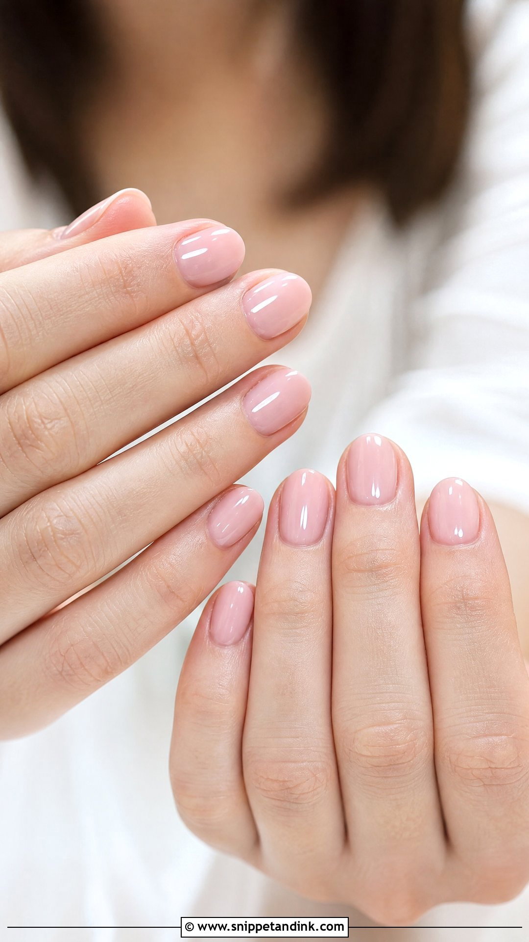 Baby Pink Wedding Nails - Snippet and Ink - 25 Classy Wedding Nails